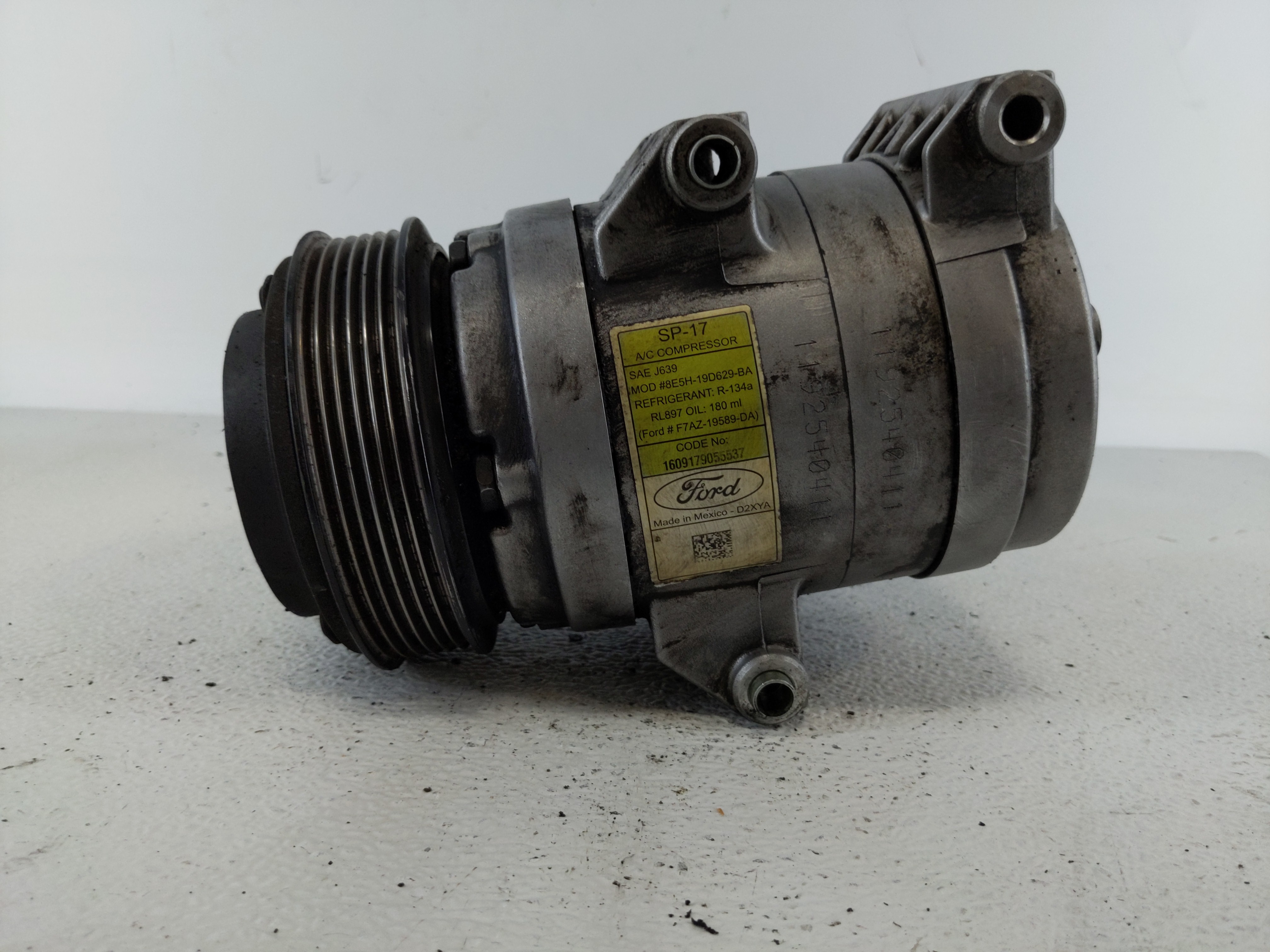 2010-2012 Ford Fusion Air Conditioning A/c Ac Compressor Oem 1111980 - Oemusedautoparts1.com