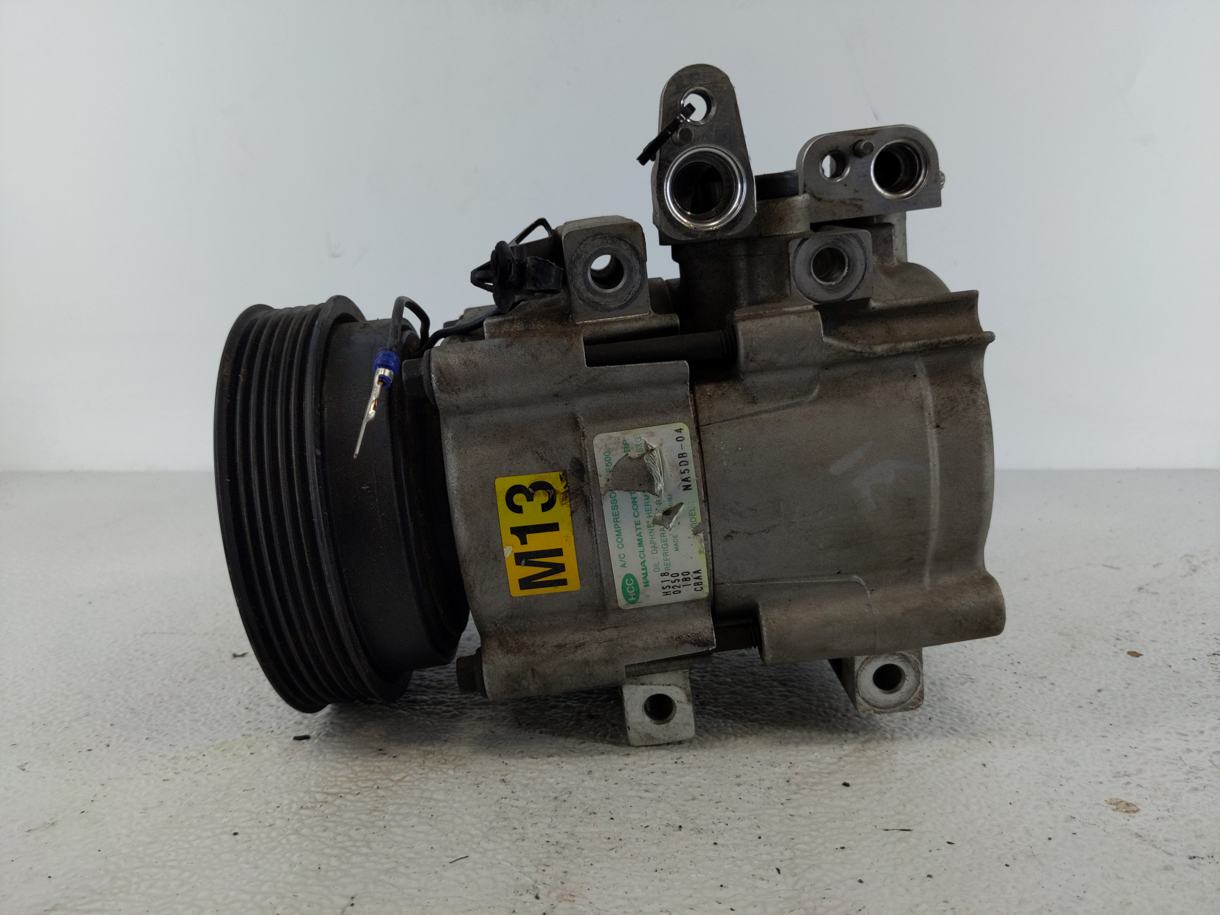 2005-2009 Hyundai Tucson Air Conditioning A/c Ac Compressor Oem 1112097 - Oemusedautoparts1.com