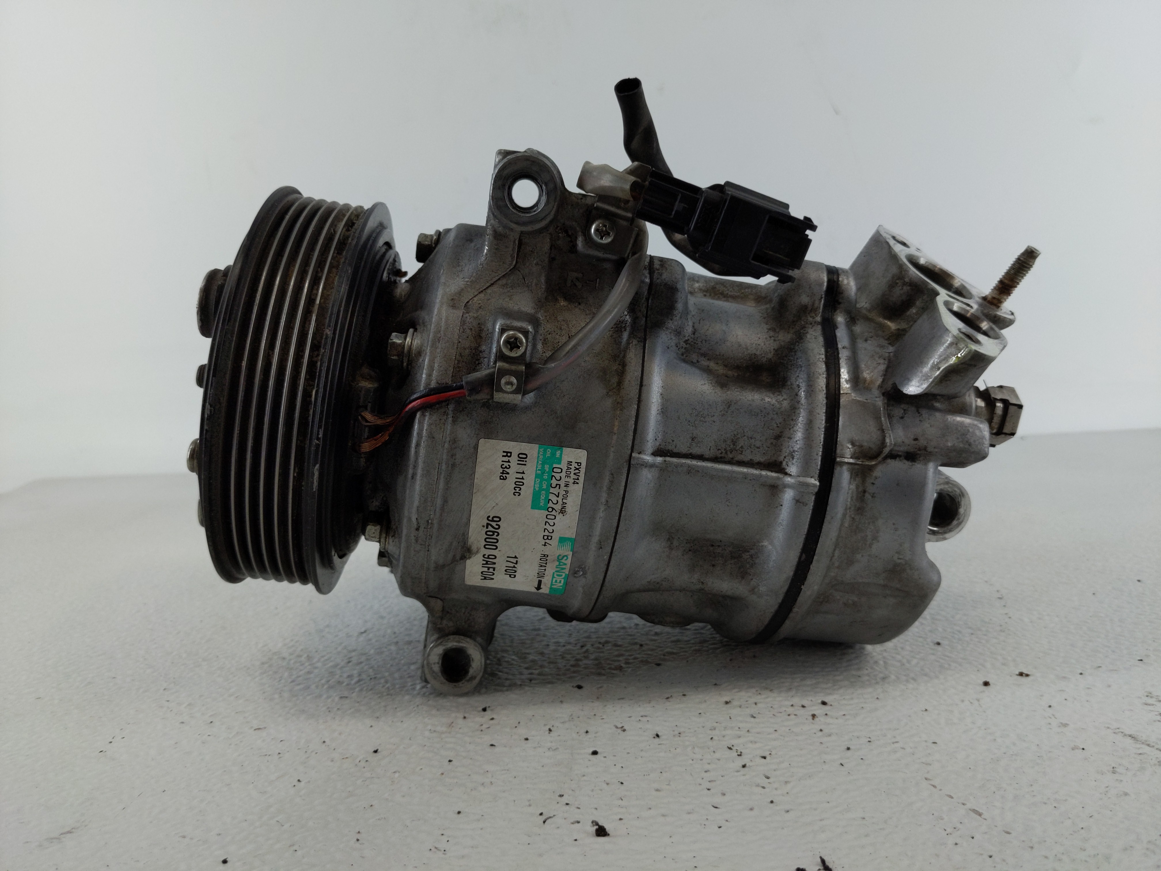 2007-2012 Nissan Sentra Air Conditioning A/c Ac Compressor Oem 1112107 - Oemusedautoparts1.com