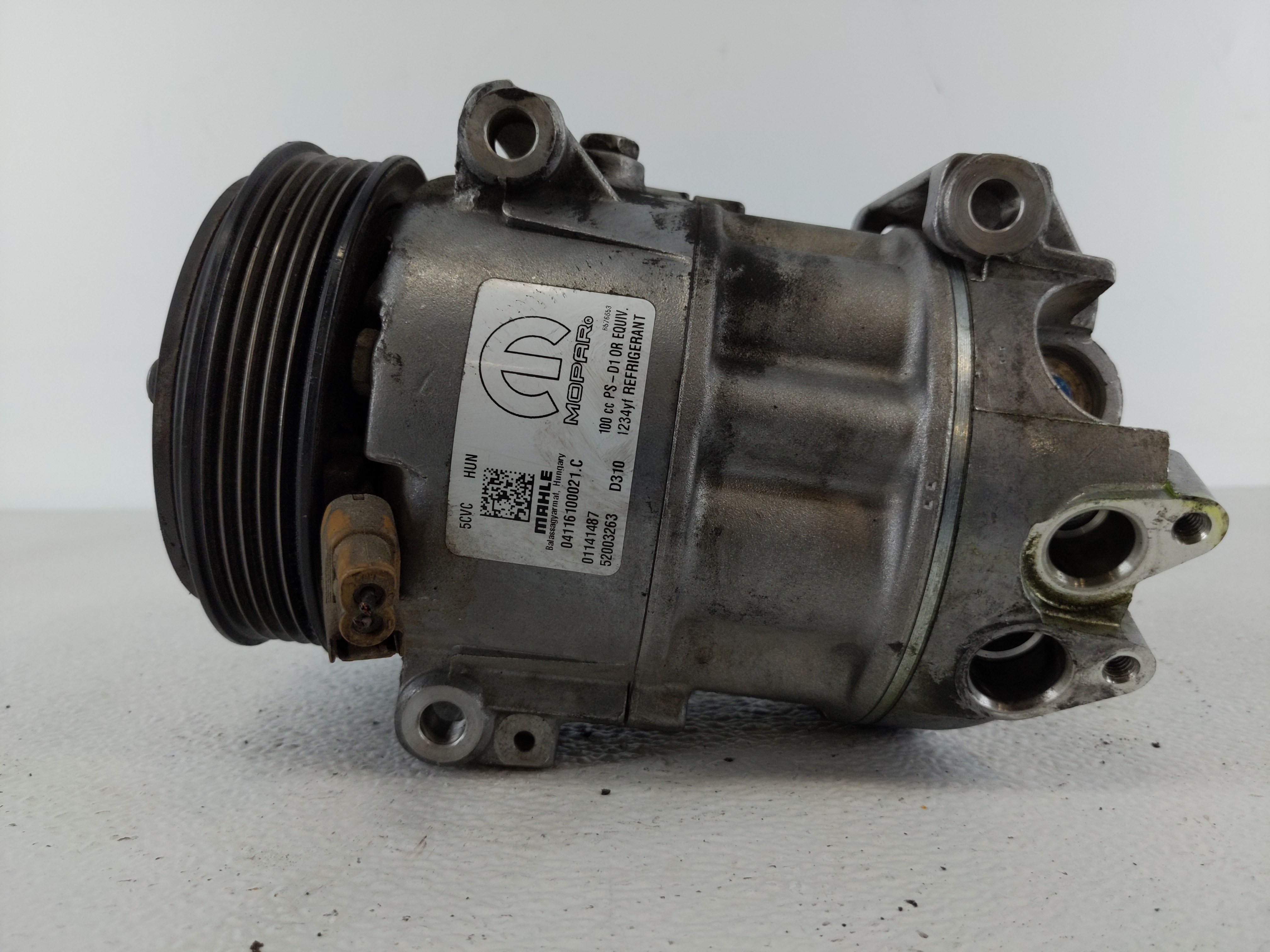 2014-2017 Fiat 500 Air Conditioning A/c Ac Compressor Oem 1112109 - Oemusedautoparts1.com
