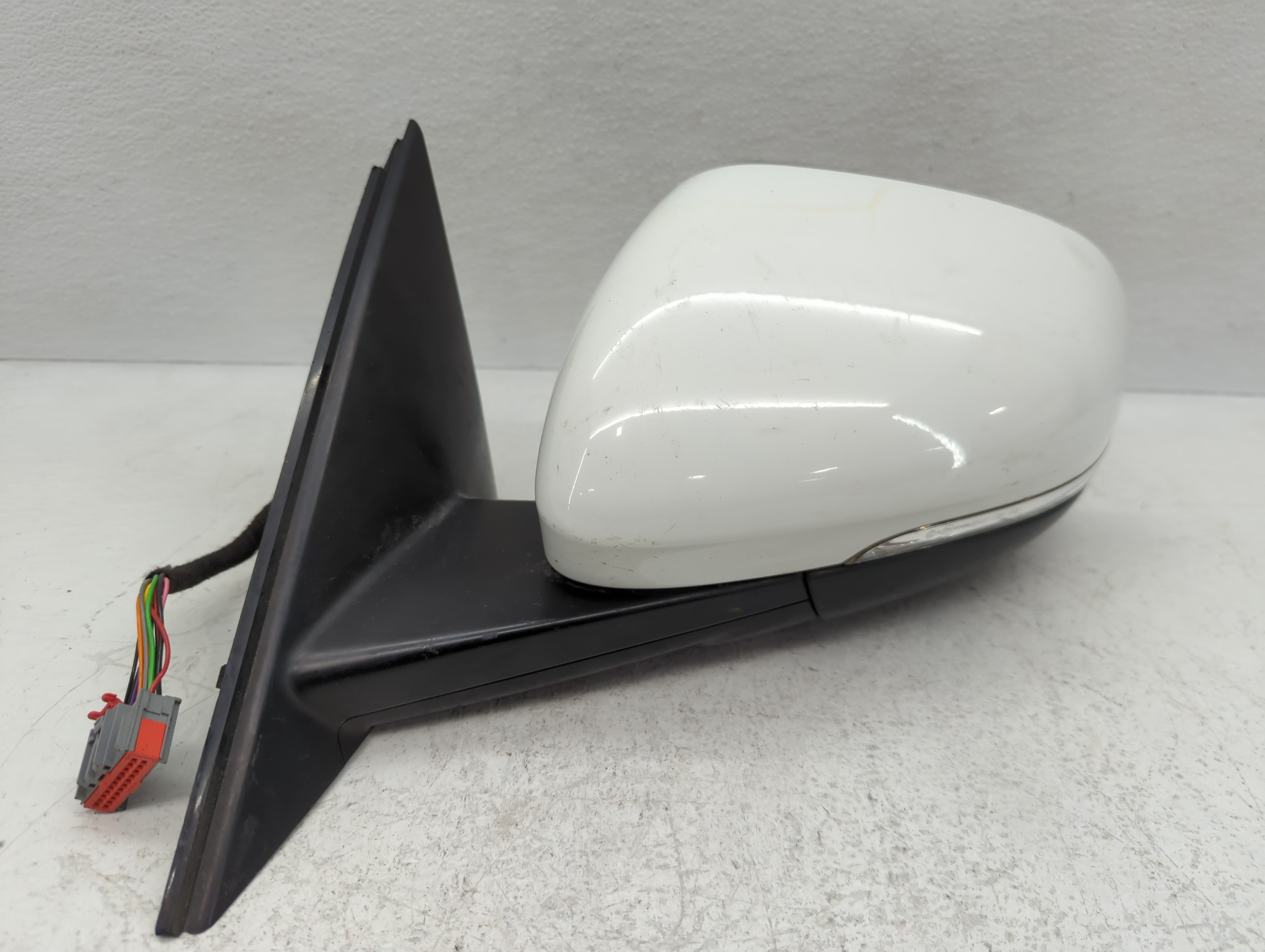 Picture of 2017-2019 Jaguar Xf Driver Left Side View Power Door Mirror White 1112238