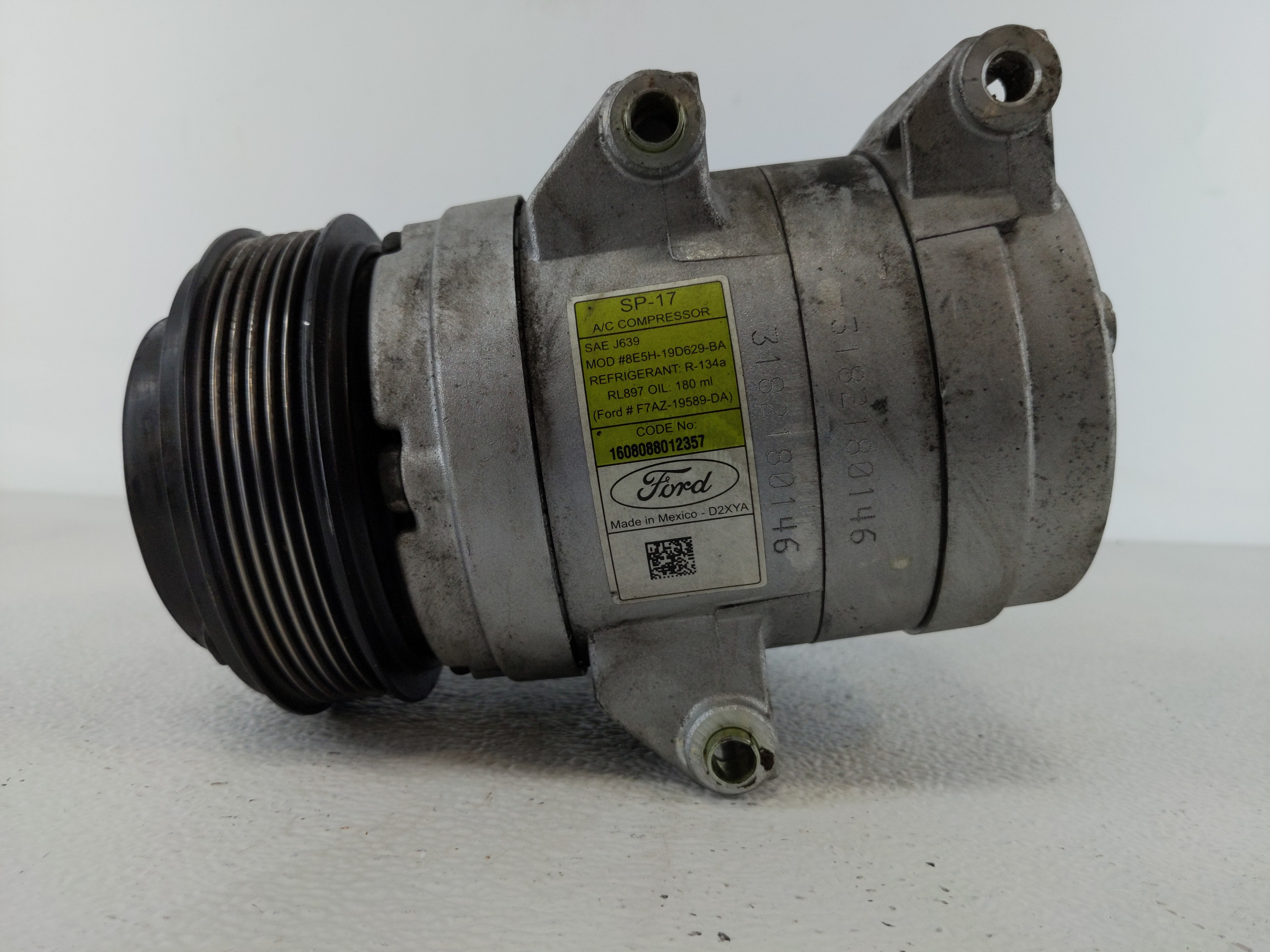 Picture of 2006-2012 Ford Fusion Air Conditioning A/c Ac Compressor Oem 1112290