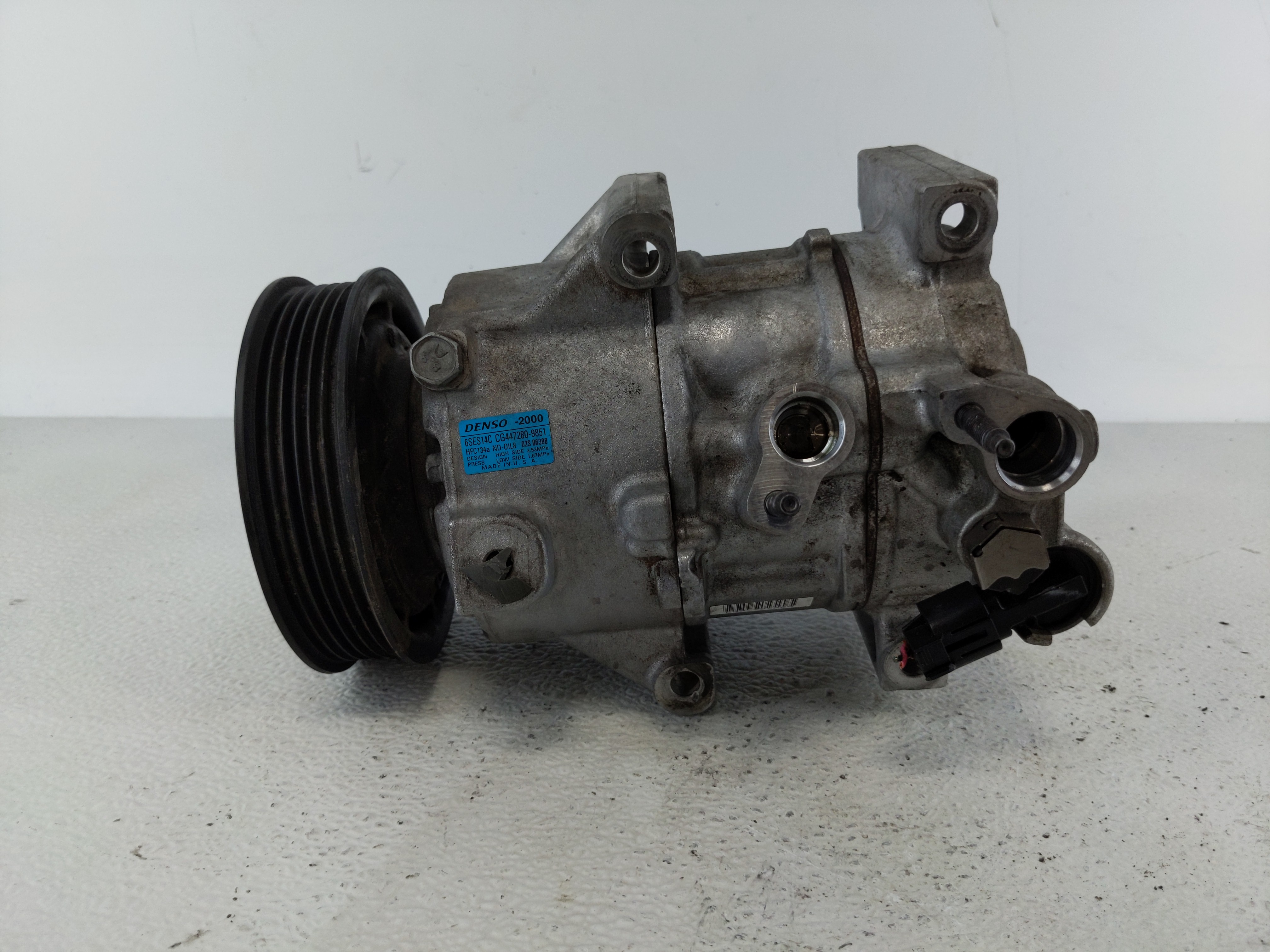 2015-2017 Hyundai Sonata Air Conditioning A/c Ac Compressor Oem 1112359 - Oemusedautoparts1.com