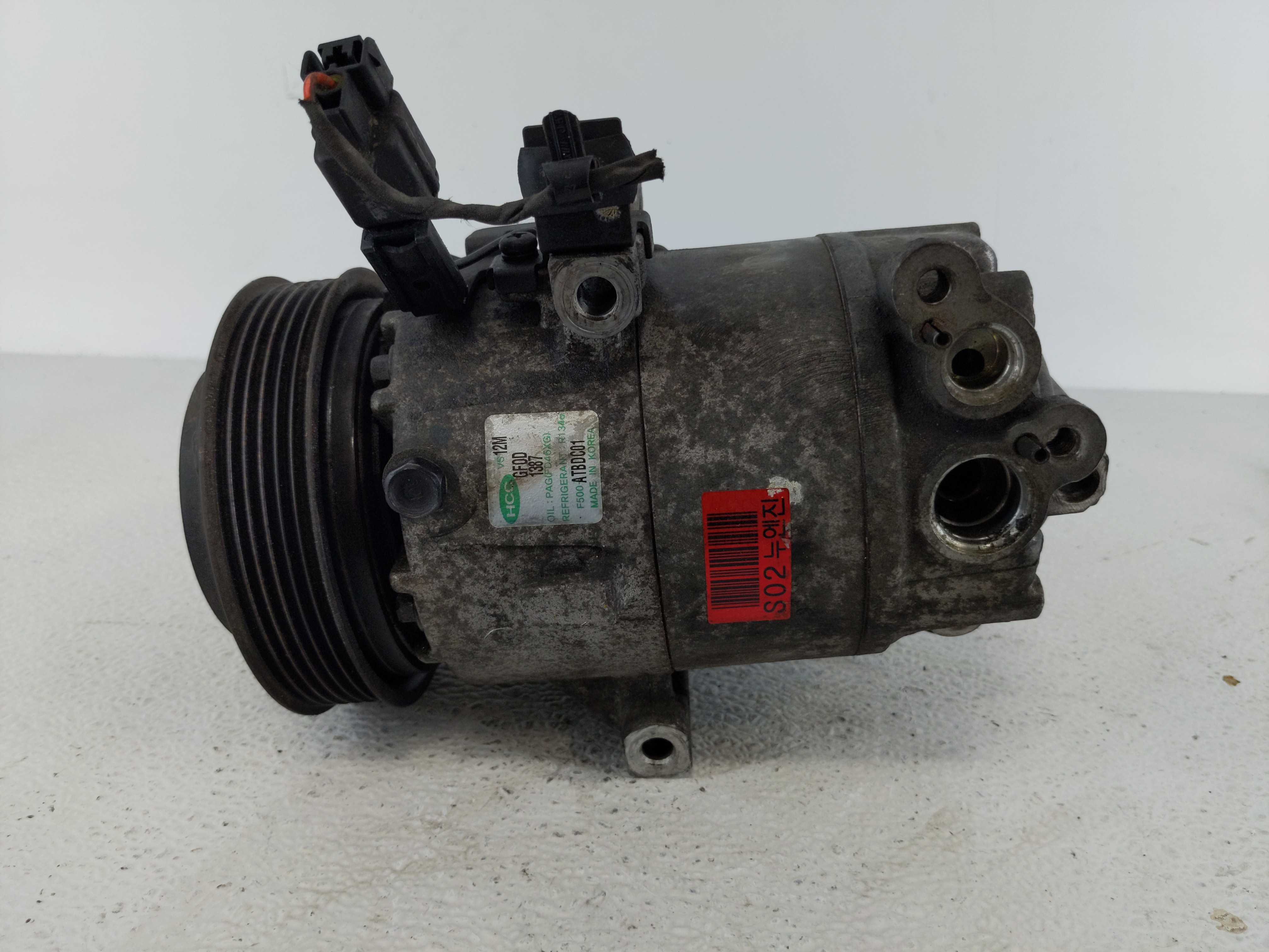2011-2013 Hyundai Elantra Air Conditioning A/c Ac Compressor Oem 1112494 - Oemusedautoparts1.com