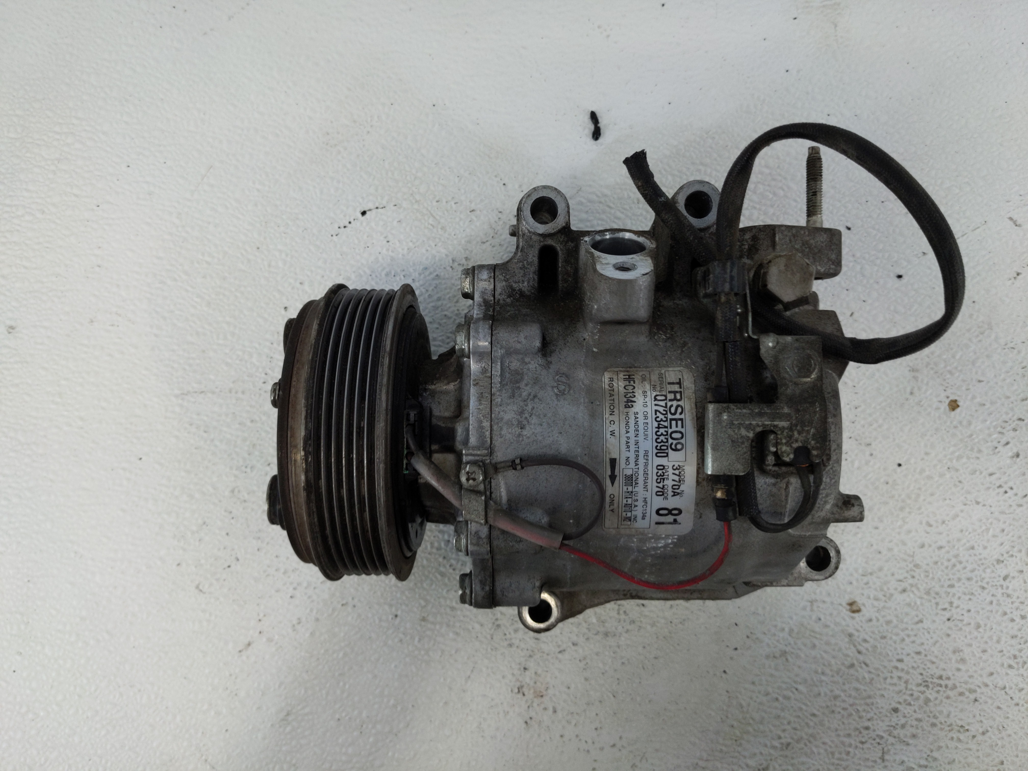 2012-2015 Honda Civic Air Conditioning A/c Ac Compressor Oem 1112901 - Oemusedautoparts1.com