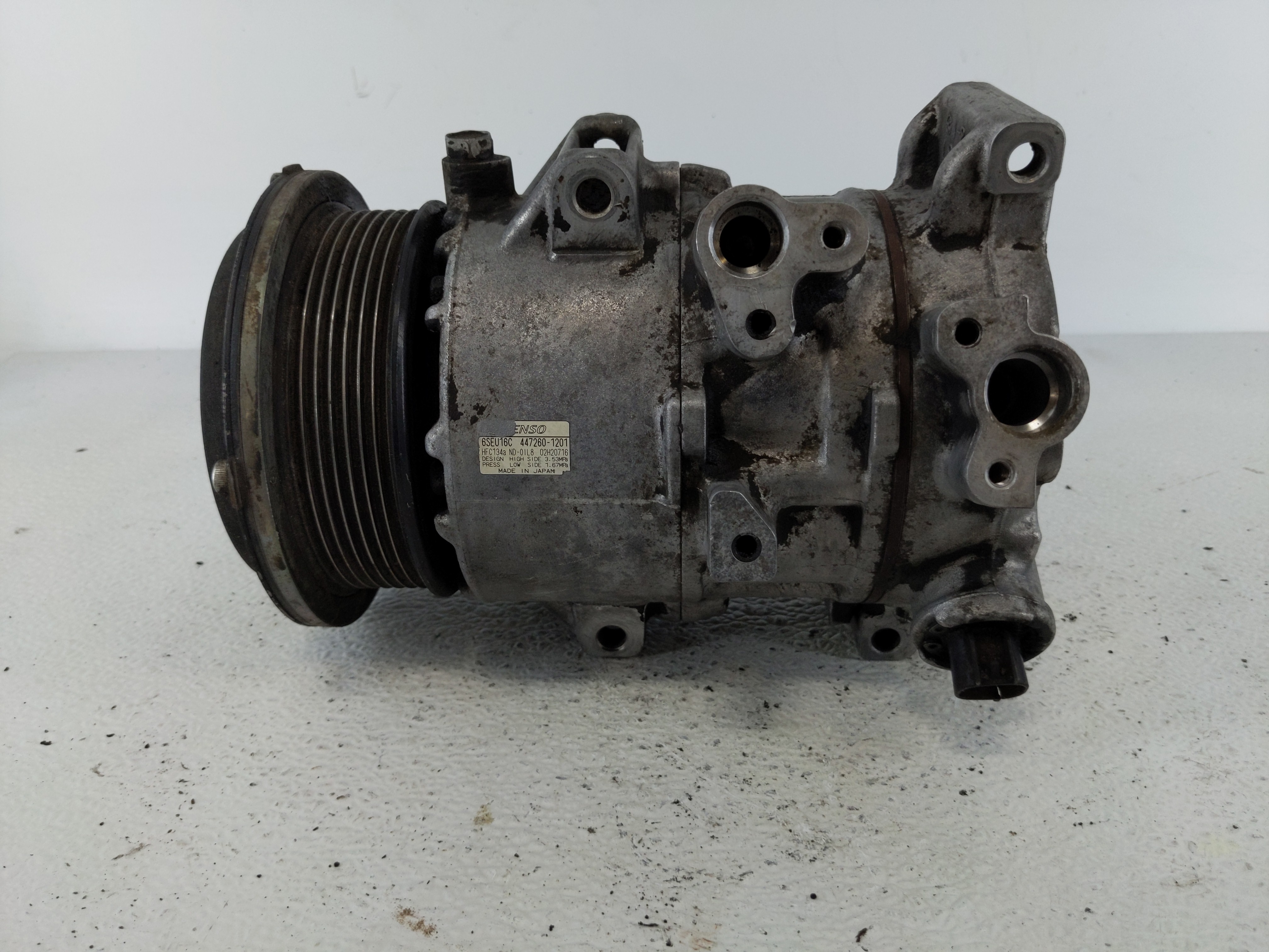 2007-2009 Toyota Camry Air Conditioning A/c Ac Compressor Oem 1112905 - Oemusedautoparts1.com