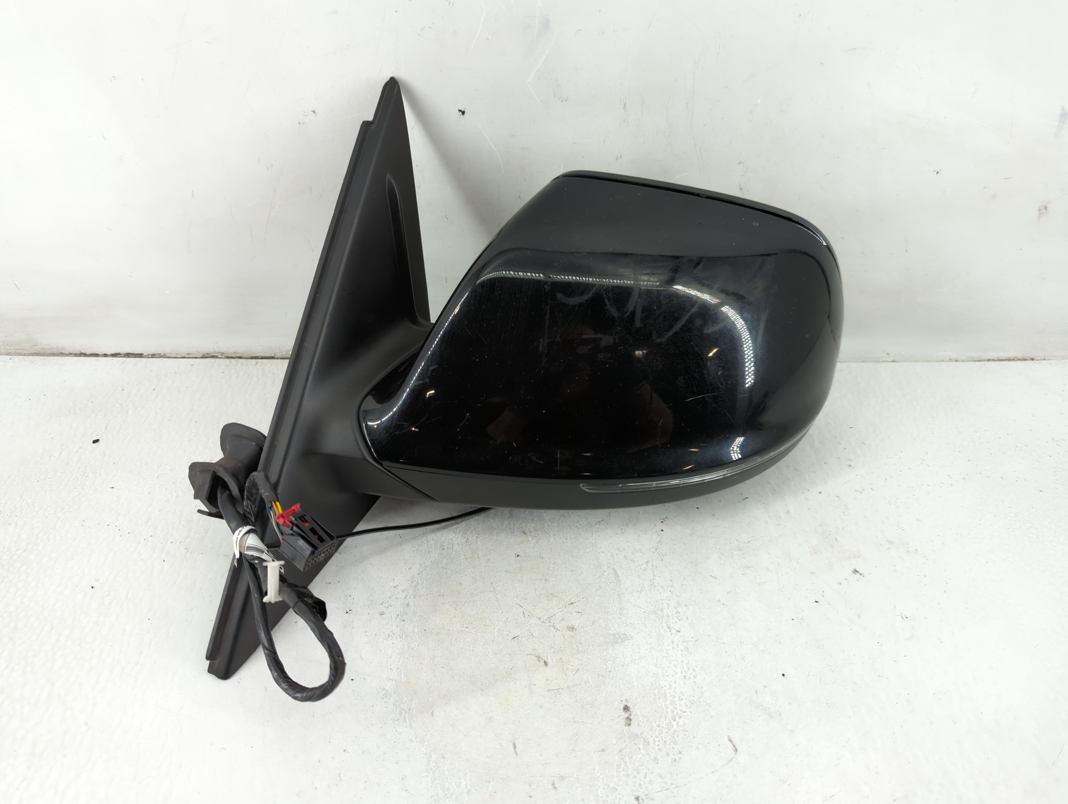 Picture of 2009-2014 Audi Q5 Driver Left Side View Power Door Mirror Black 1112945