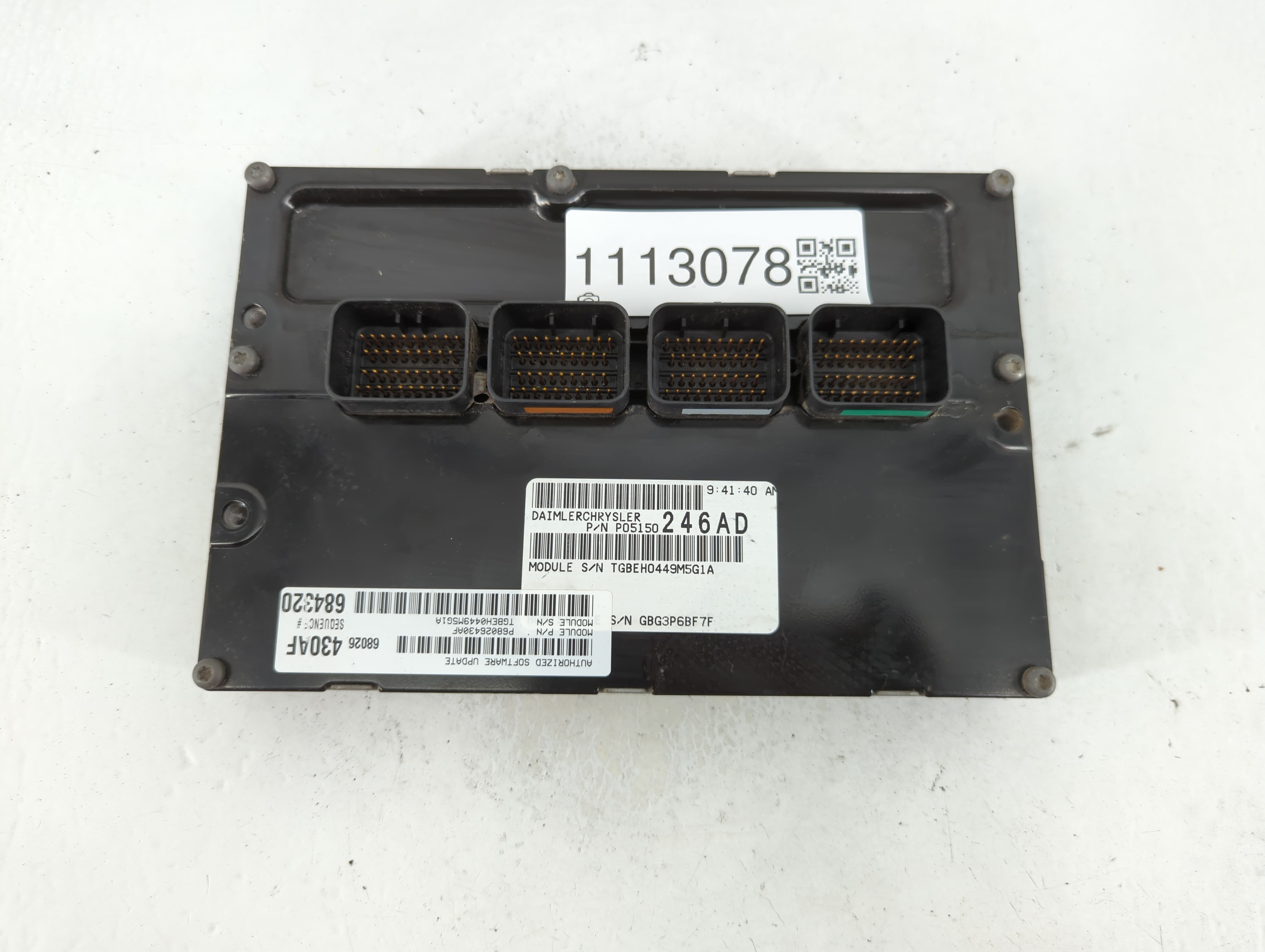 2008-2010 Chrysler 300 Engine Control Computer Ecu Pcm Ecm Pcu Oem 1113078 - Oemusedautoparts1.com