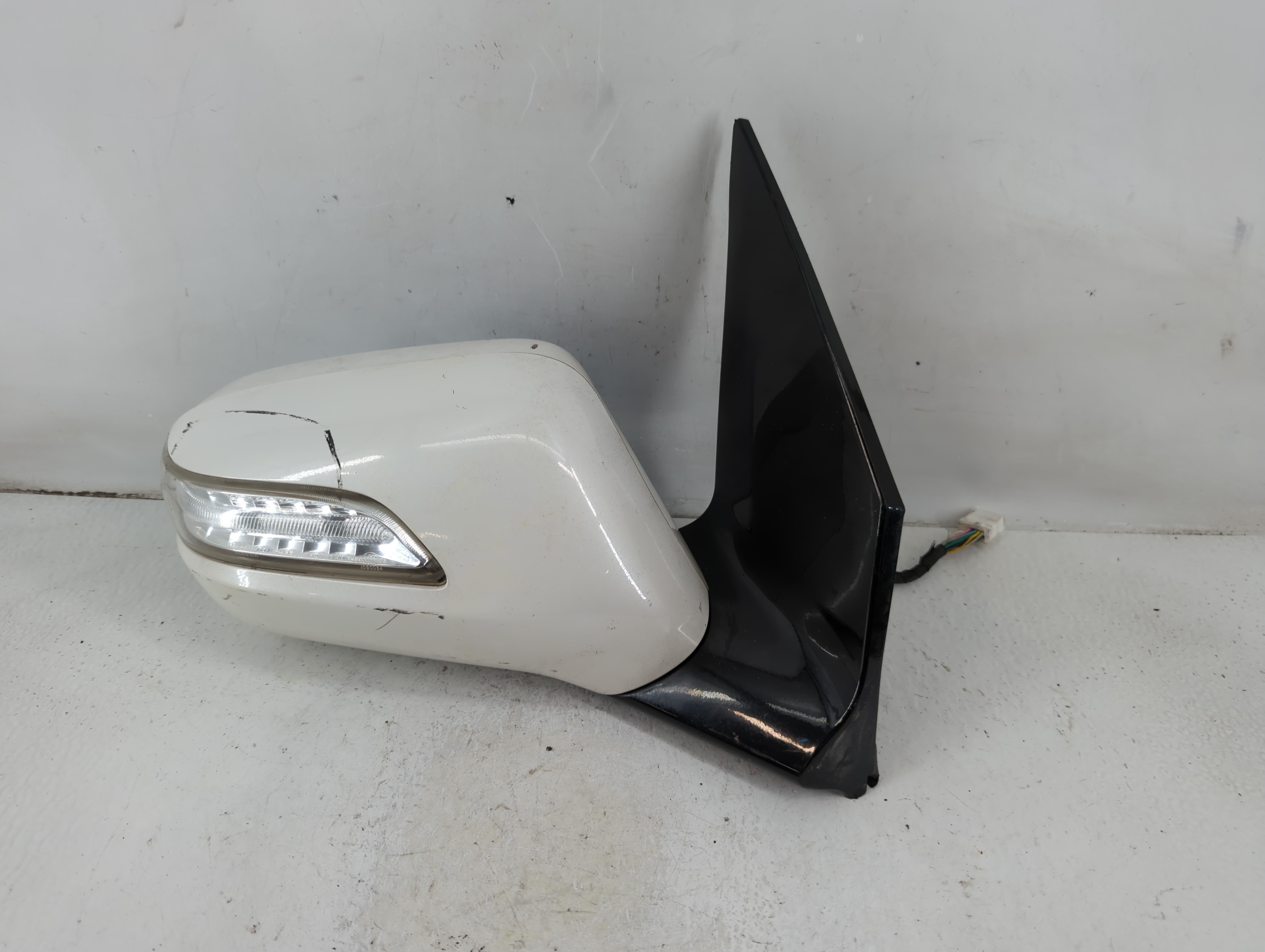 2007-2009 Acura Mdx Passenger Right Side View Power Door Mirror White 1113154 - Oemusedautoparts1.com