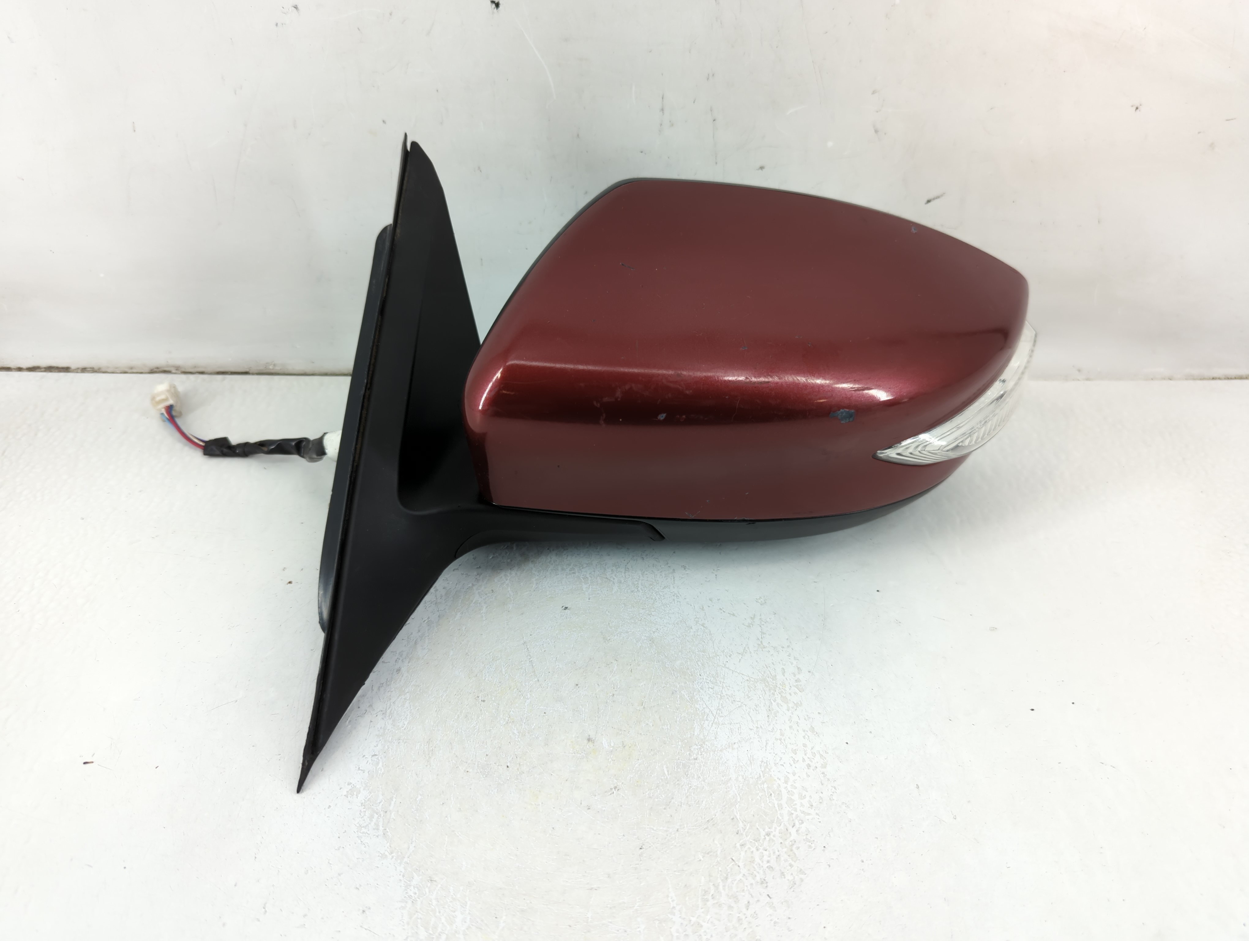 2013-2018 Nissan Altima Driver Left Side View Power Door Mirror Red 1114899 - Oemusedautoparts1.com