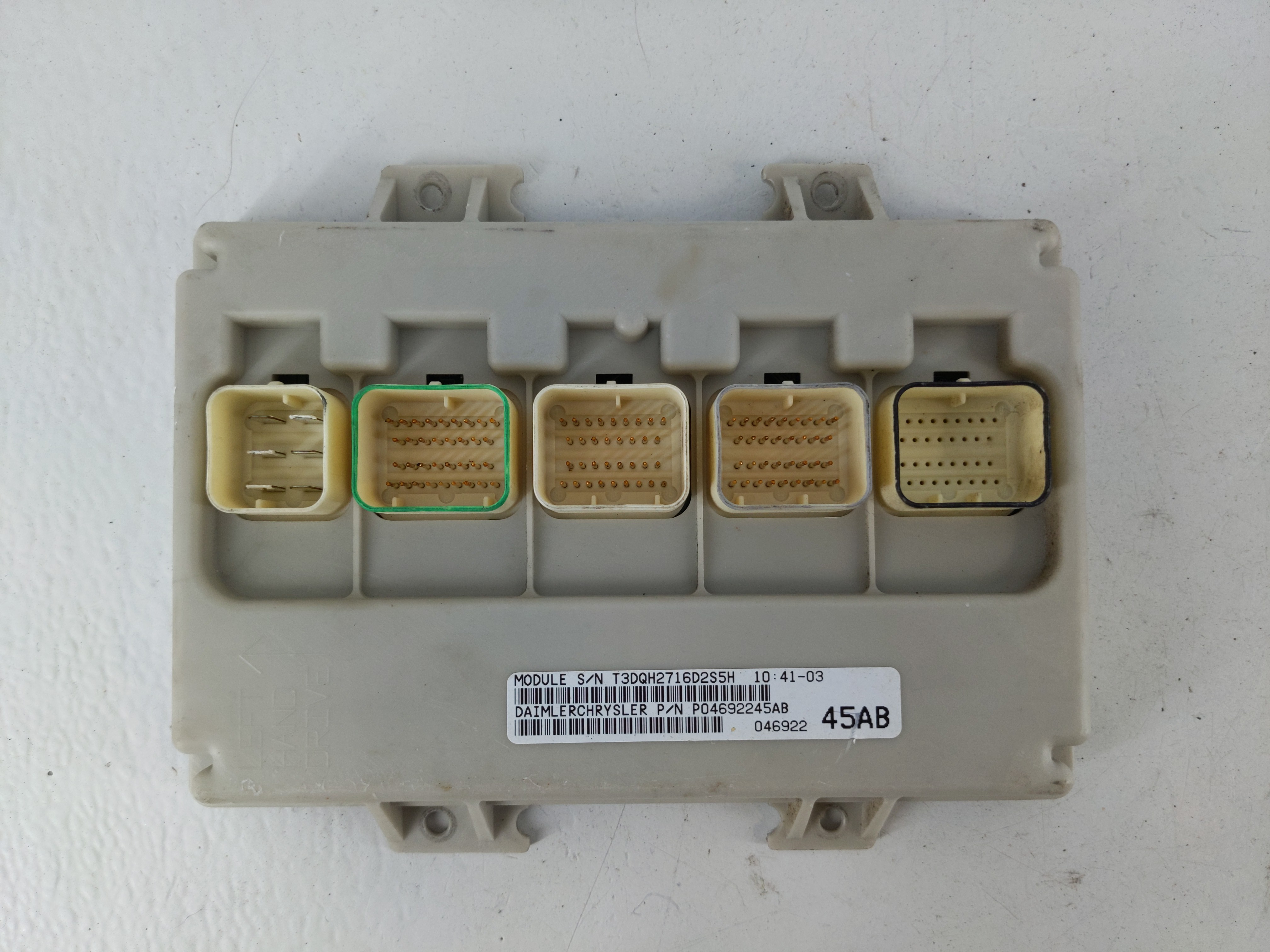 2007-2007 Dodge Caravan Engine Control Computer Ecu Pcm Ecm Pcu Oem 1116021 - Oemusedautoparts1.com