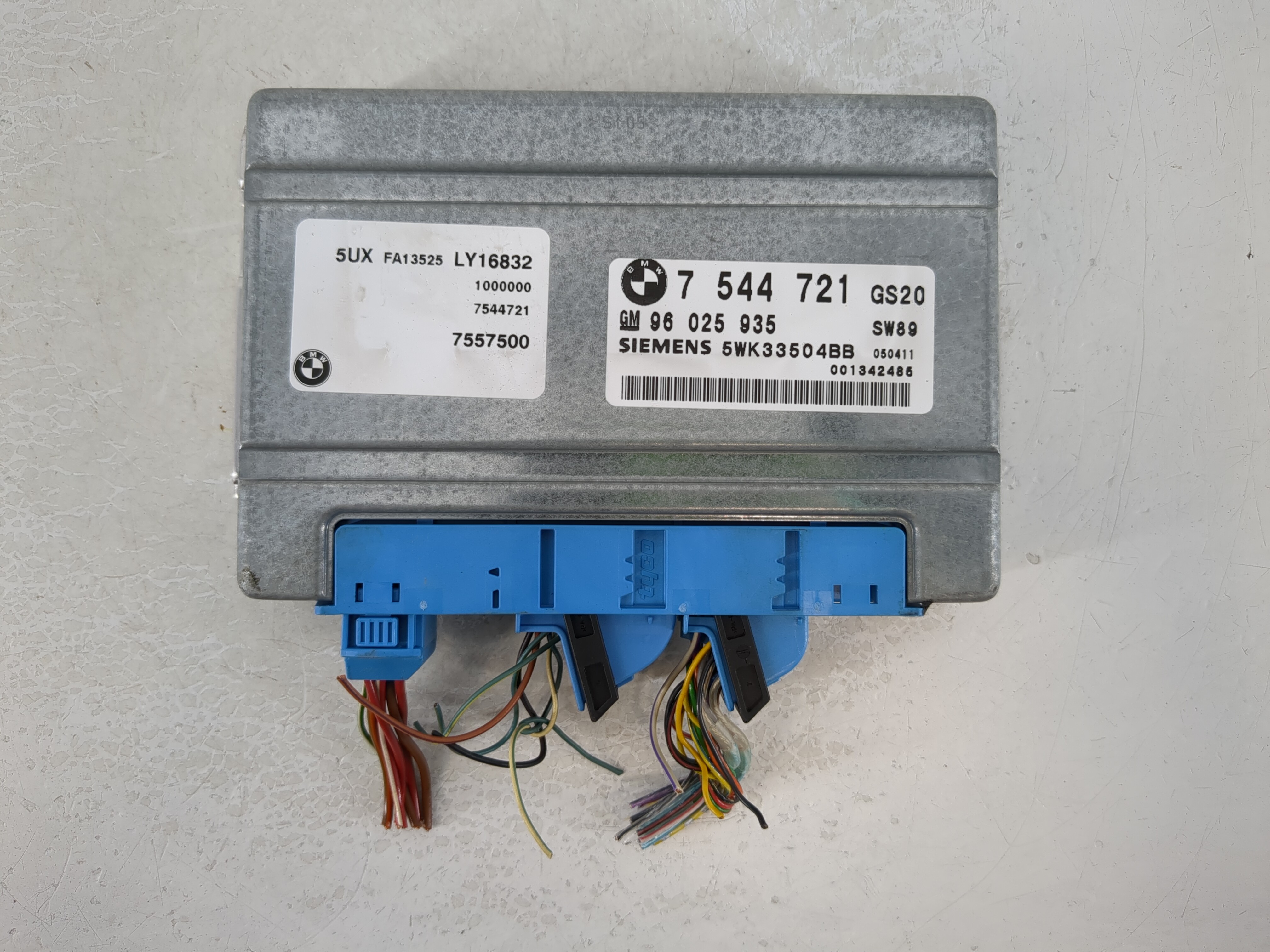 2005-2006 Bmw X5 Engine Control Computer Ecu Pcm Ecm Pcu Oem 7 544 721 1116079 - Oemusedautoparts1.com