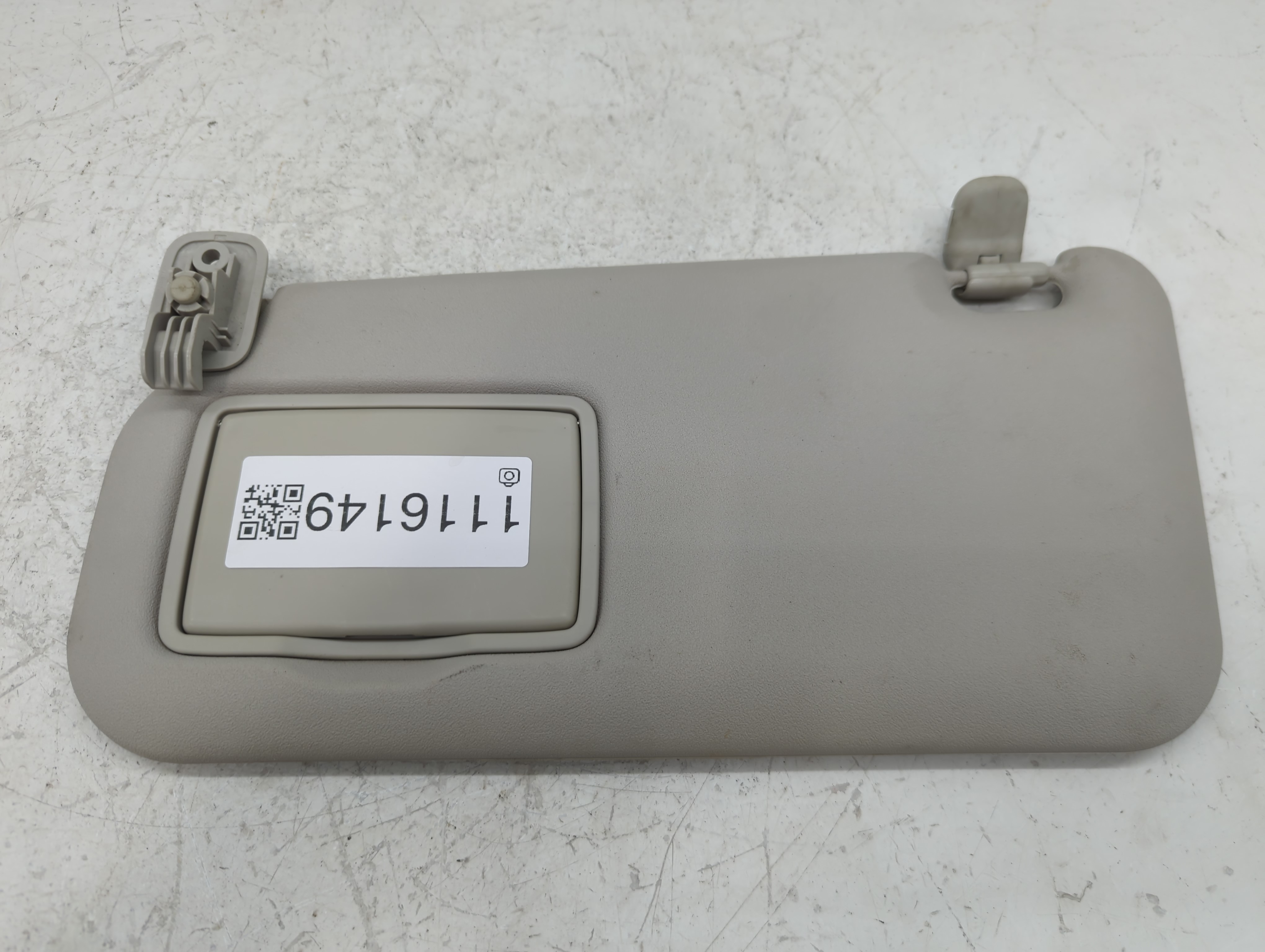 Picture of 2011-2014 Mazda 2 Driver Sun Visor Mirror Left Sunvisor Light Gray 1116149