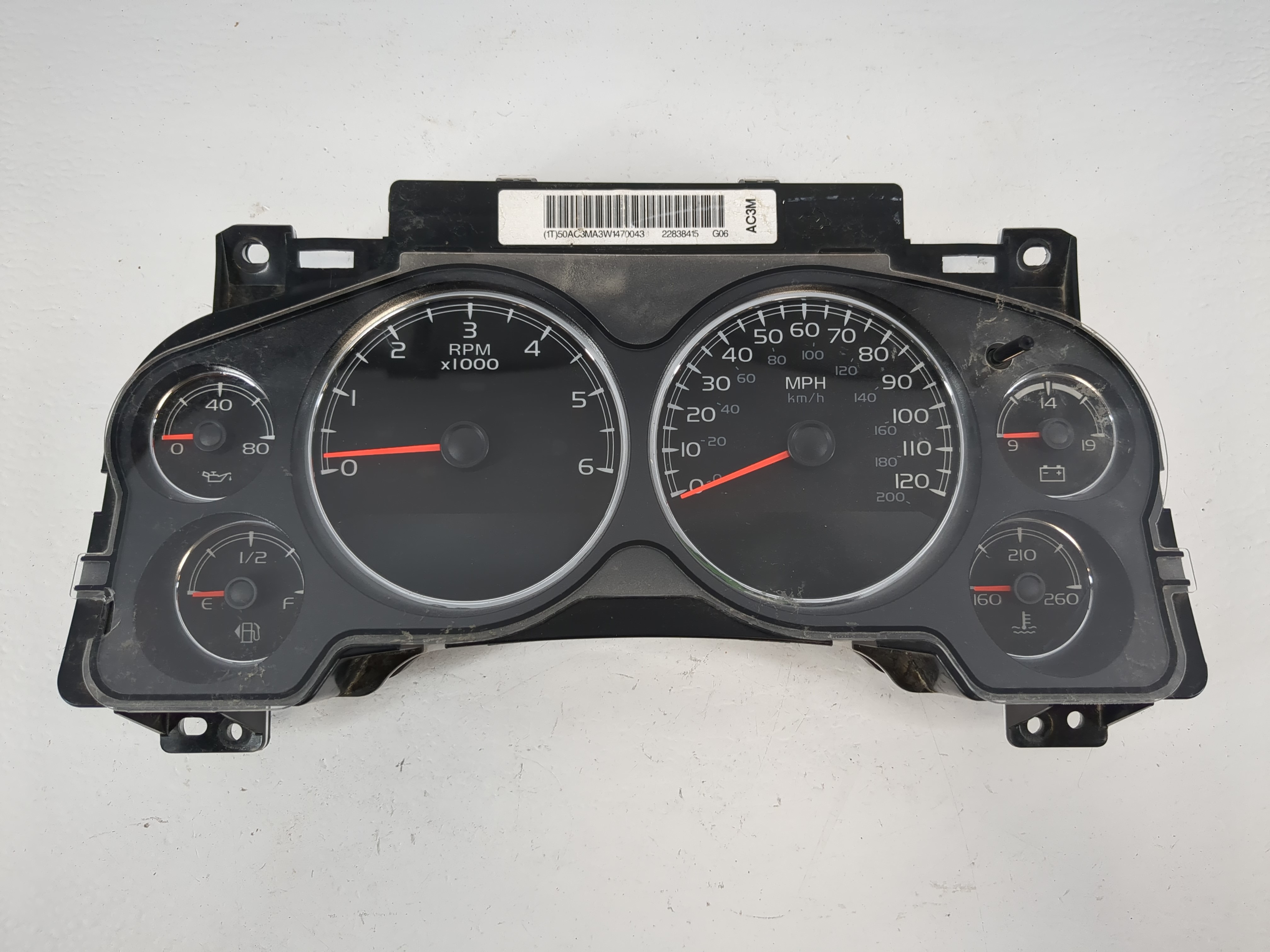 Gmc Yukon Xl Speedometer Instrument Cluster Gauges 22838415 1116355 - Oemusedautoparts1.com