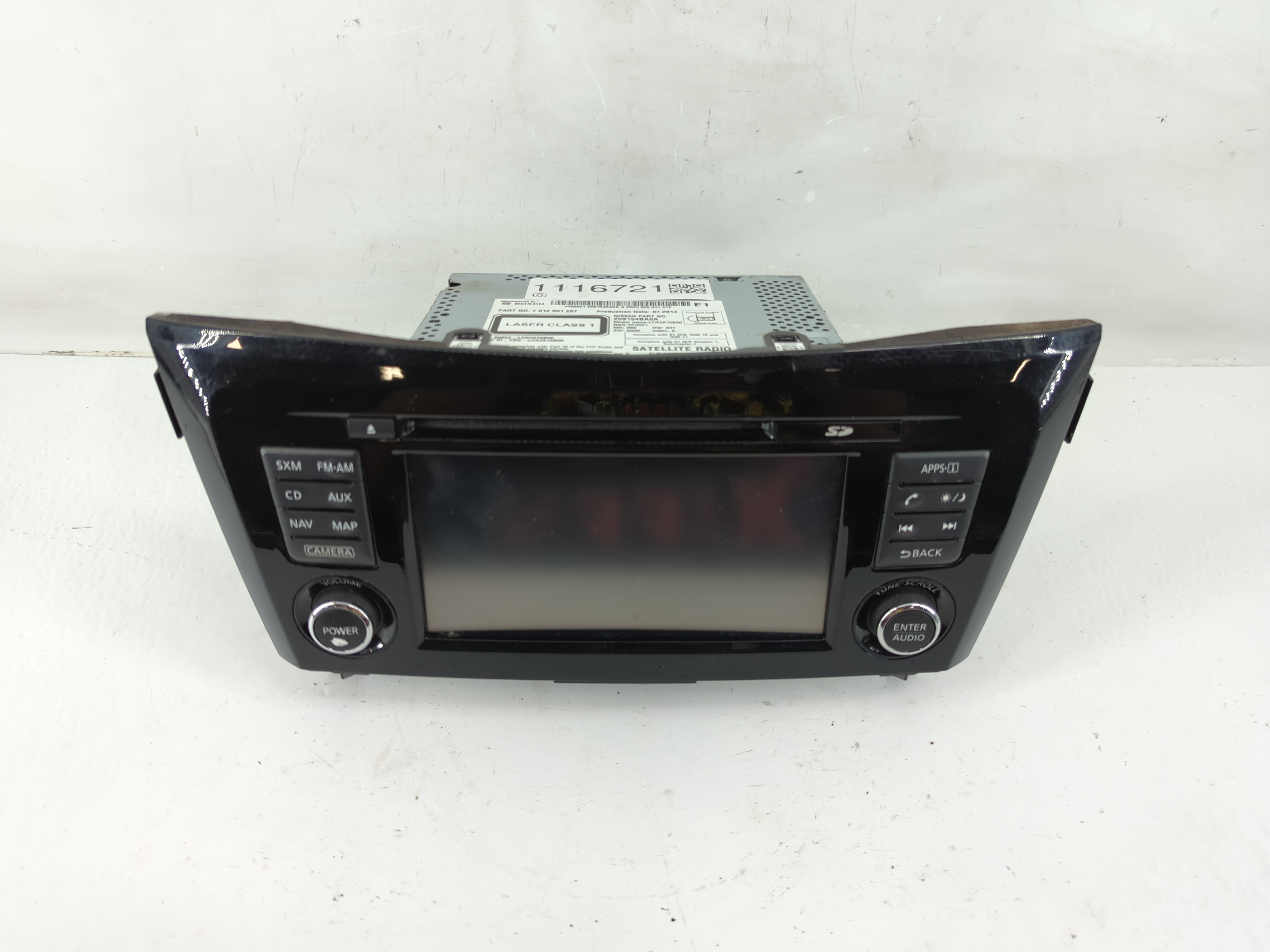 2014-2016 Nissan Rogue Am Fm Cd Player Radio Receiver 1116721 - Oemusedautoparts1.com