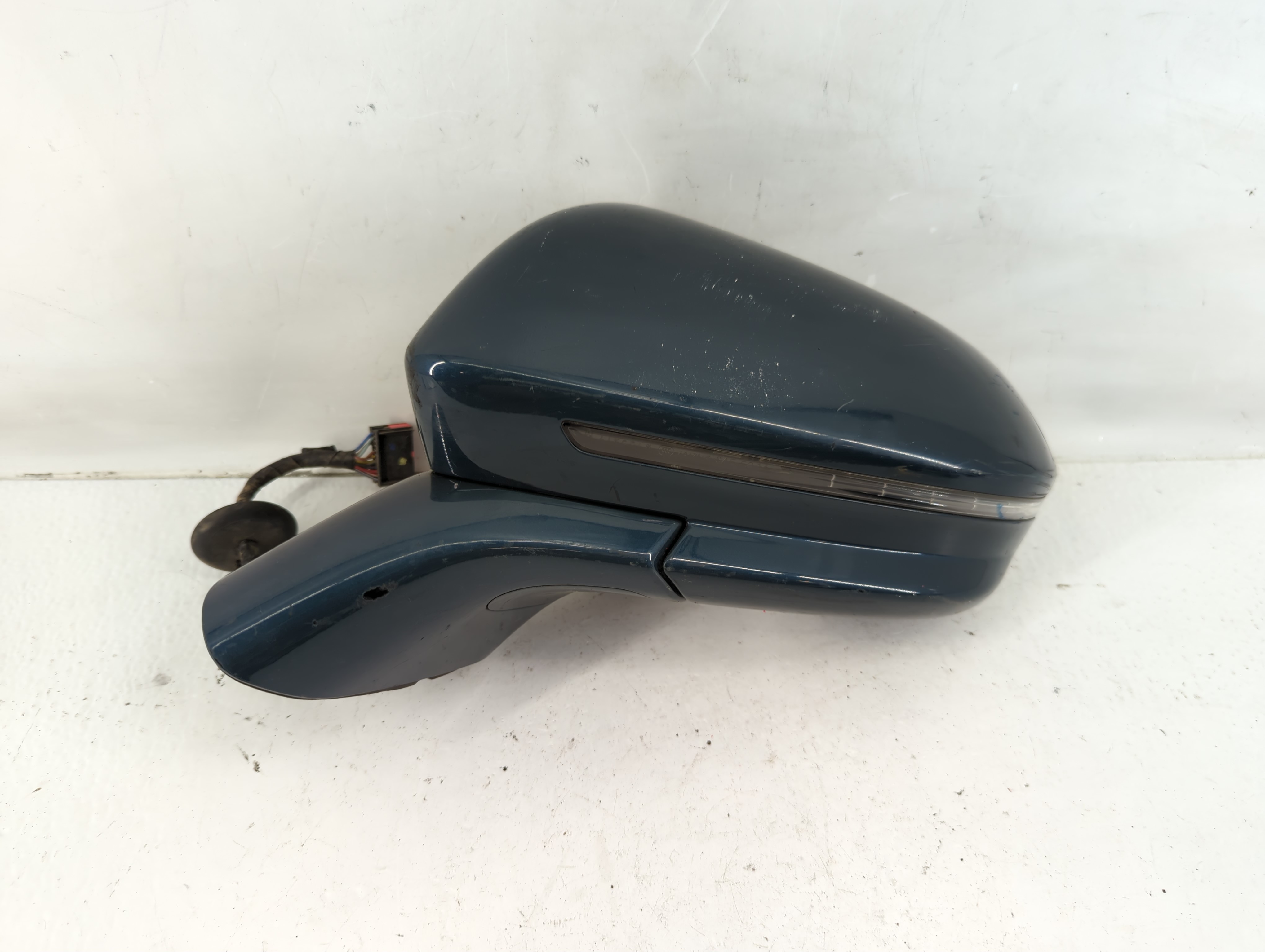Picture of 2016-2018 Lincoln Mkx Driver Left Side View Power Door Mirror Dark Blue 1117421