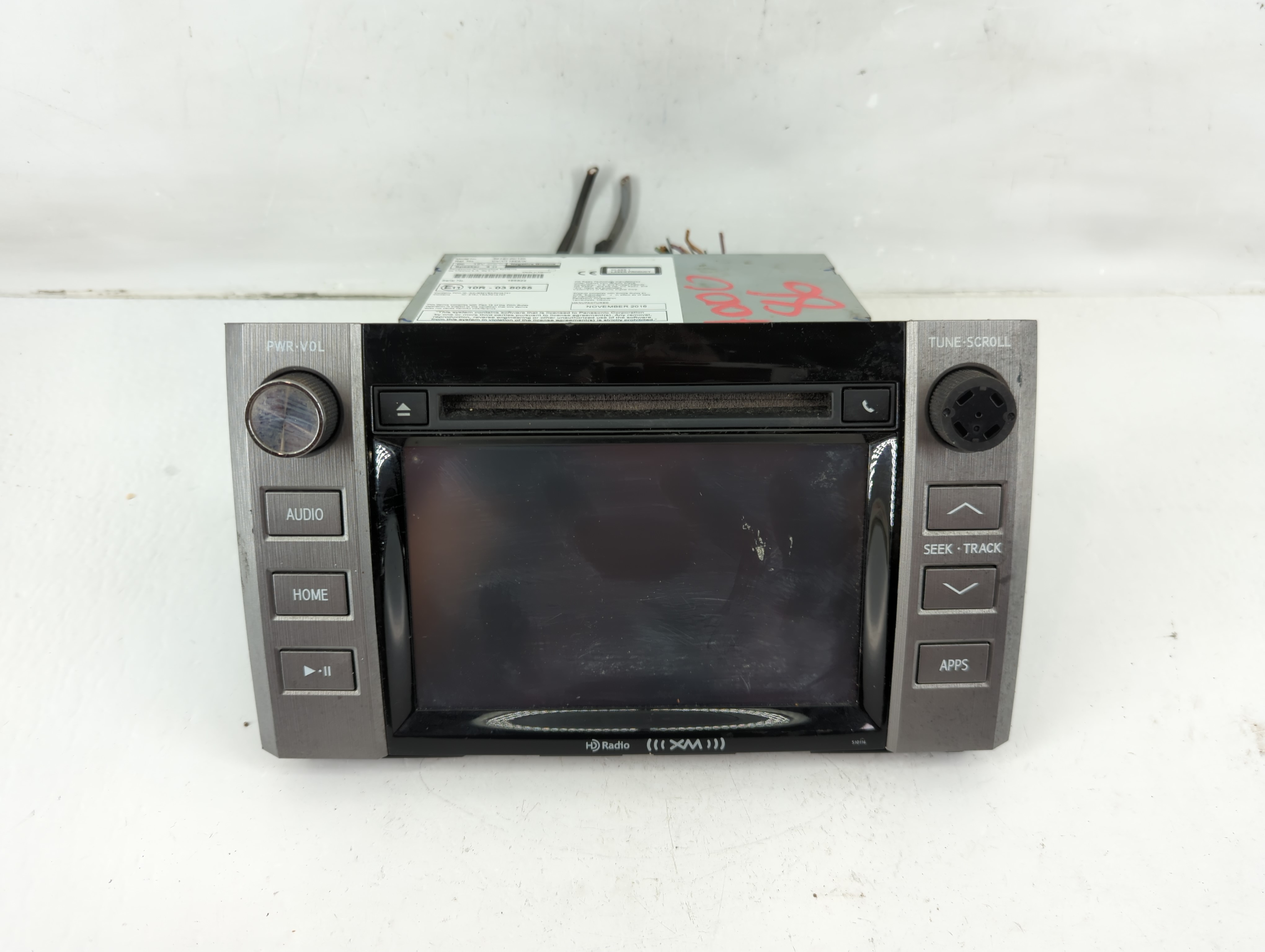 2016-2017 Toyota Tundra Am Fm Cd Player Radio Receiver 1117843 - Oemusedautoparts1.com