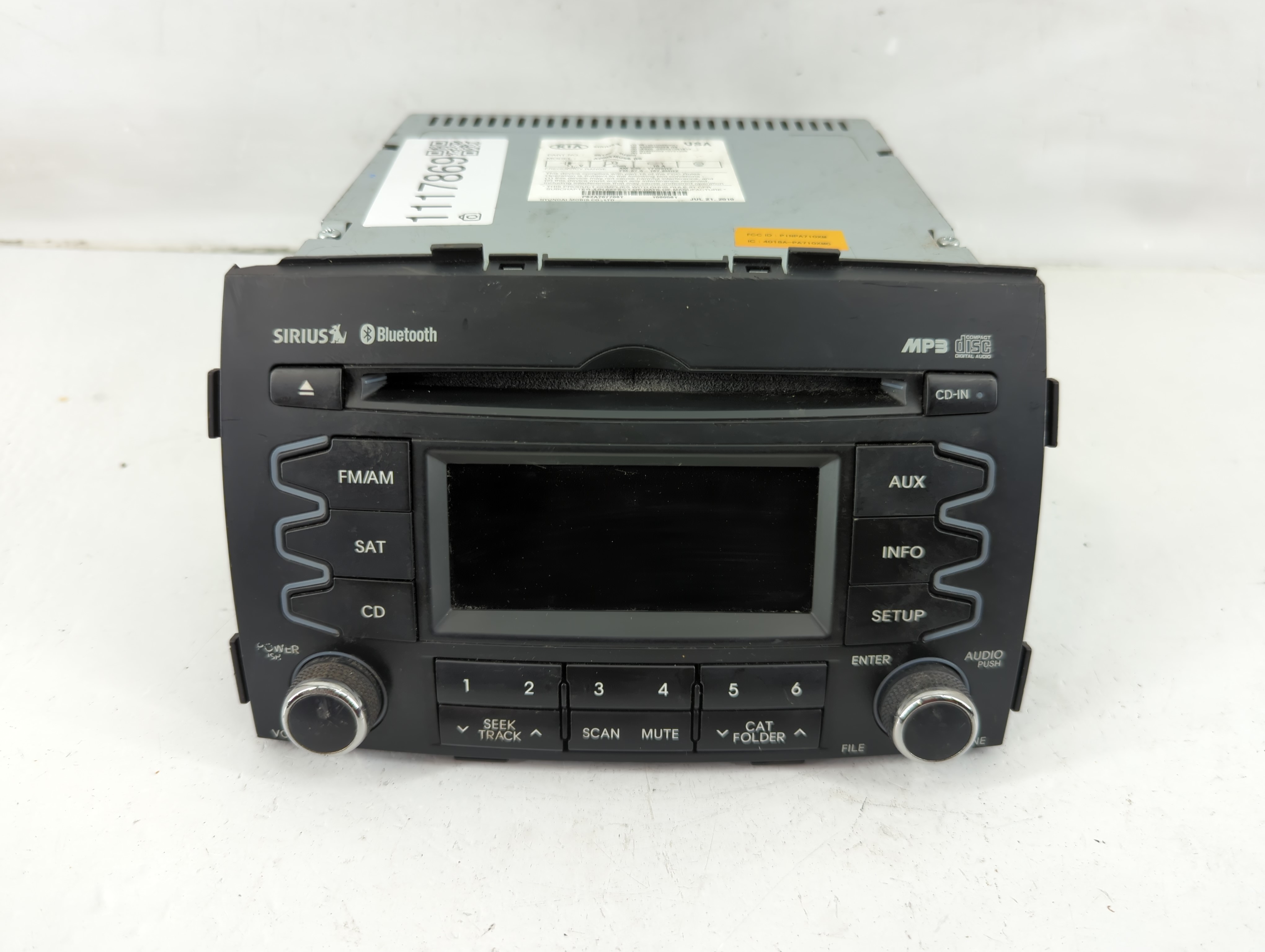 2011-2013 Kia Sorento Am Fm Cd Player Radio Receiver 1117869 - Oemusedautoparts1.com
