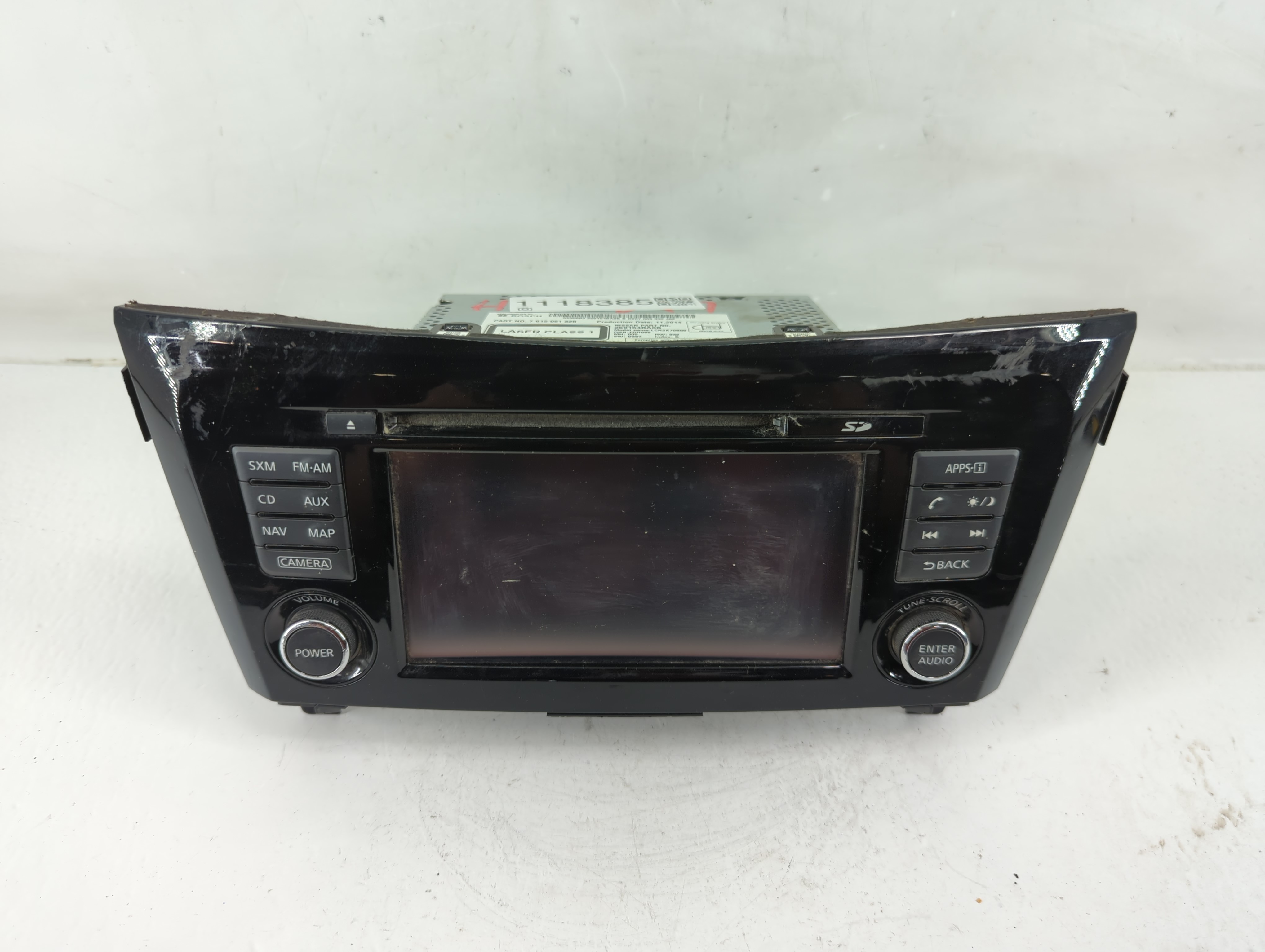 2014-2016 Nissan Rogue Am Fm Cd Player Radio Receiver 1118385 - Oemusedautoparts1.com