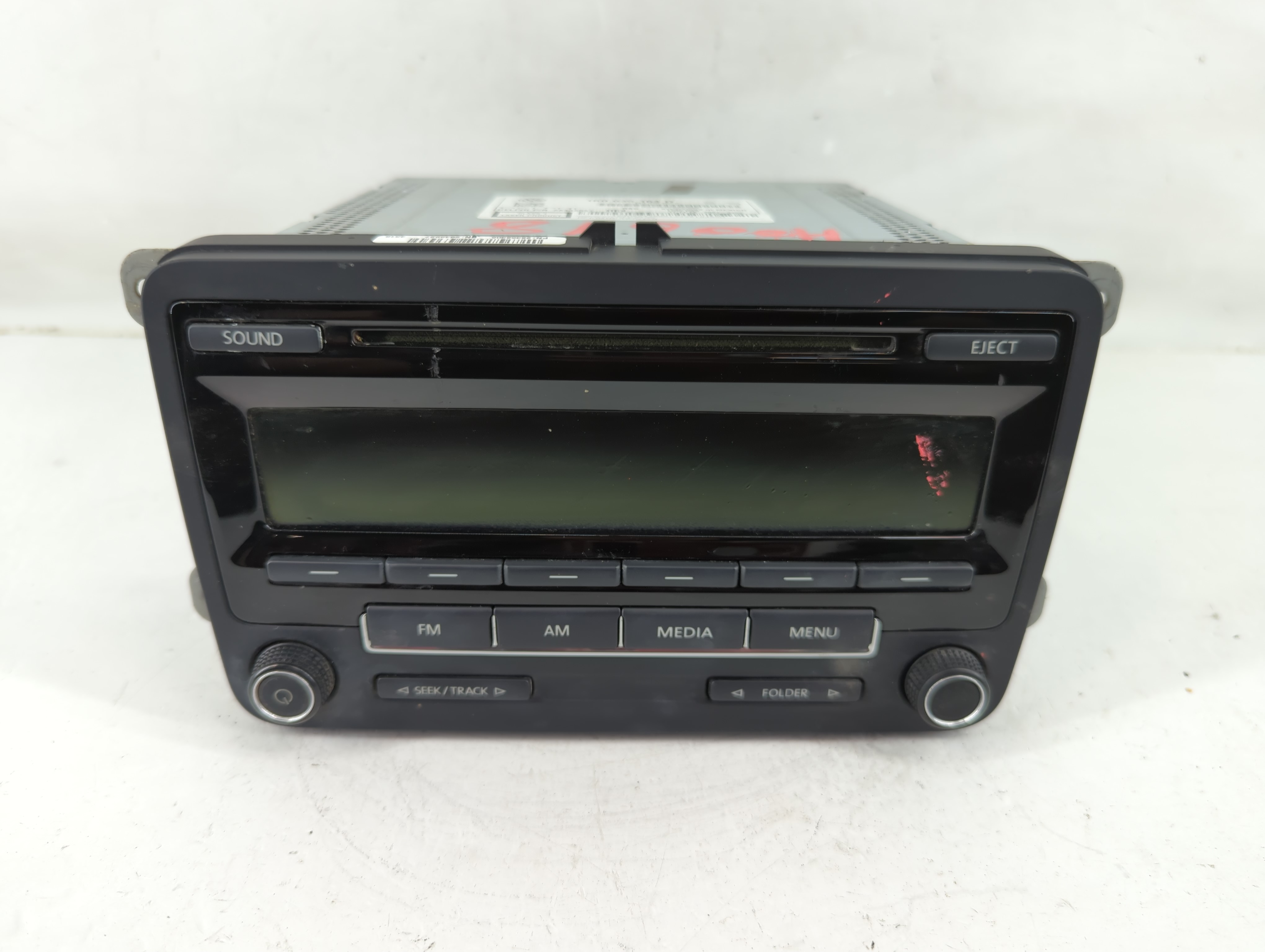 2015-2017 Volkswagen Jetta Am Fm Cd Player Radio Receiver 1118424 - Oemusedautoparts1.com