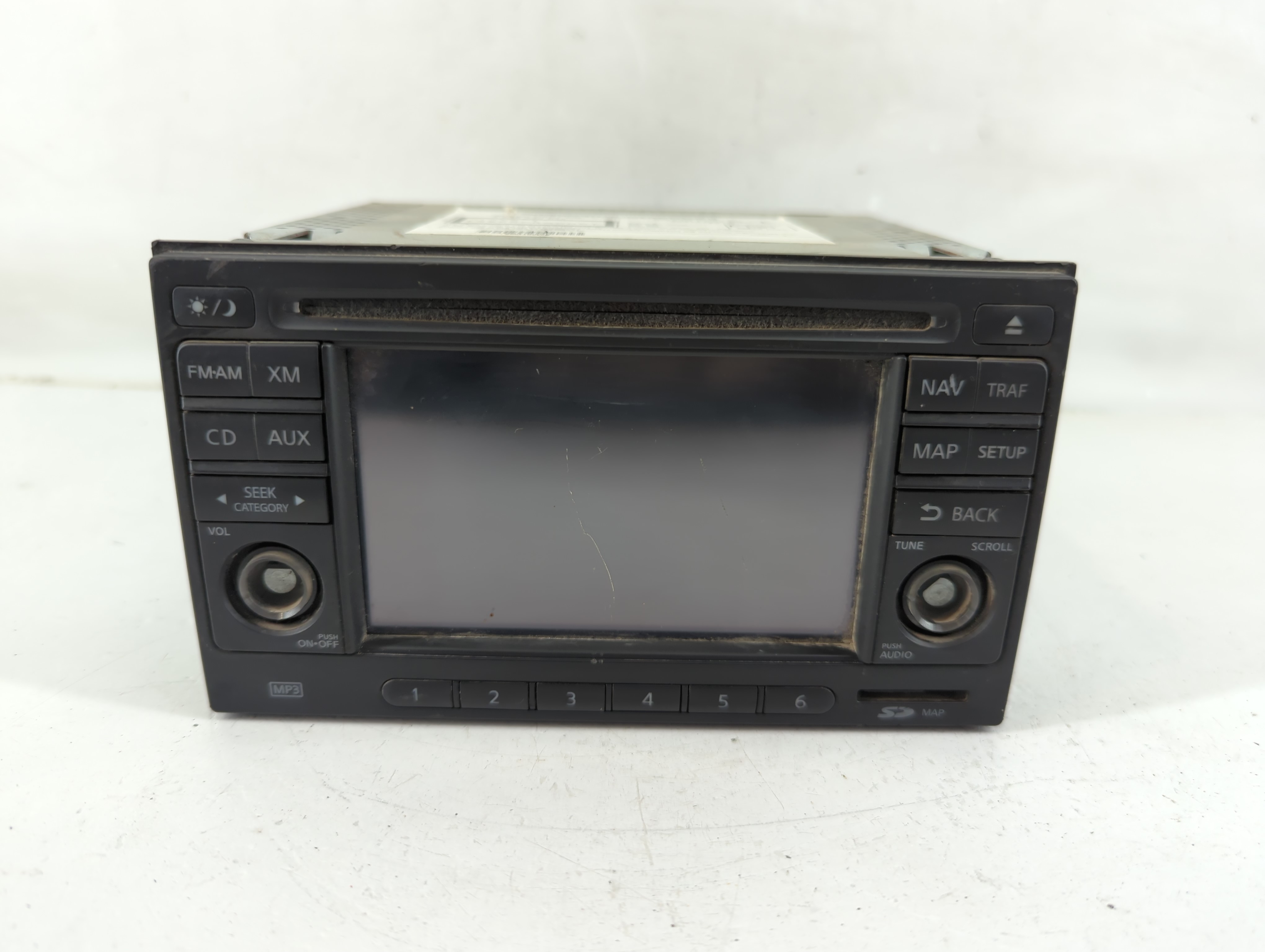 2011-2011 Nissan Rogue Am Fm Cd Player Radio Receiver 1119015 - Oemusedautoparts1.com