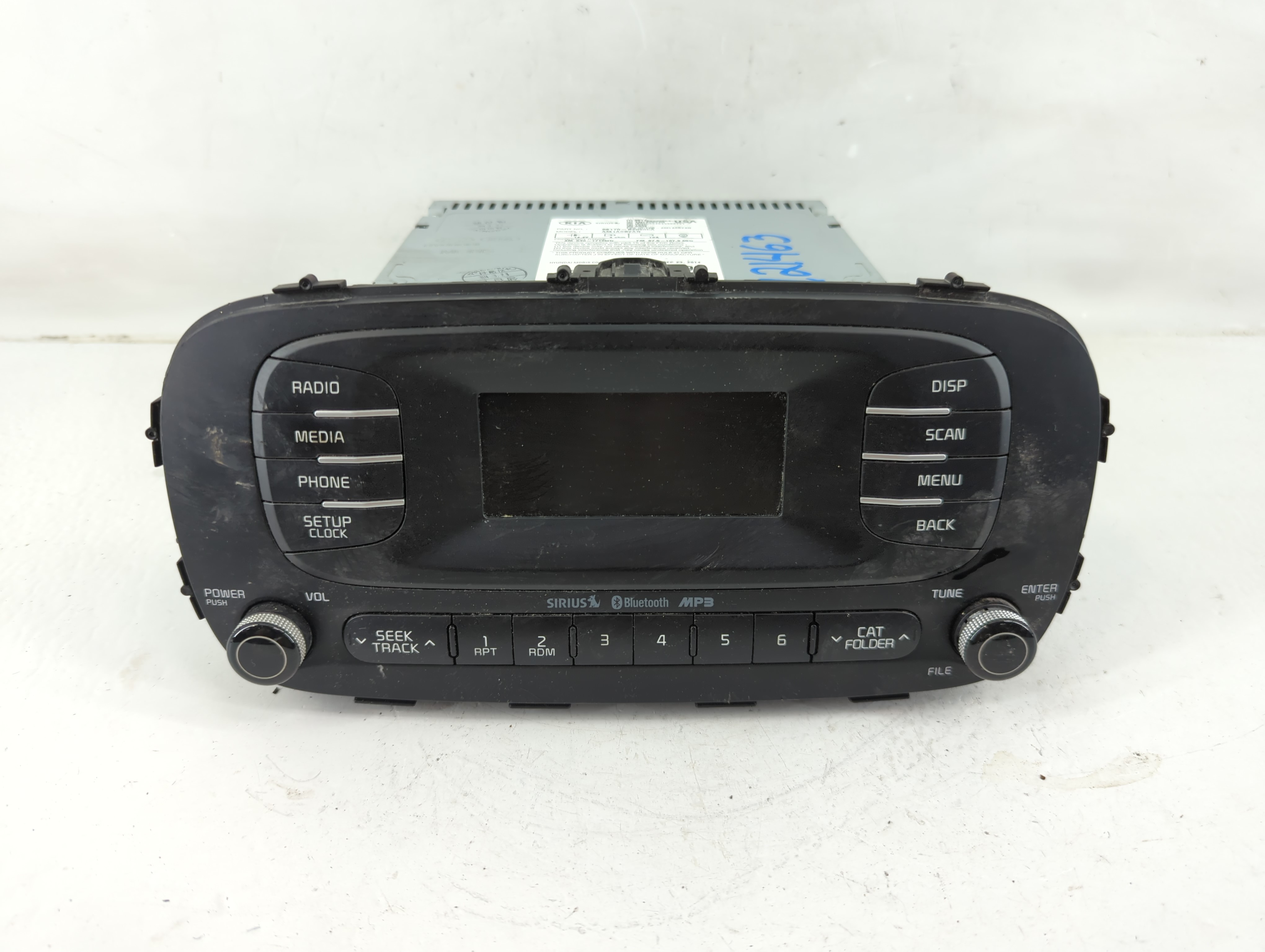 2014-2016 Kia Soul Am Fm Cd Player Radio Receiver 1119503 - Oemusedautoparts1.com