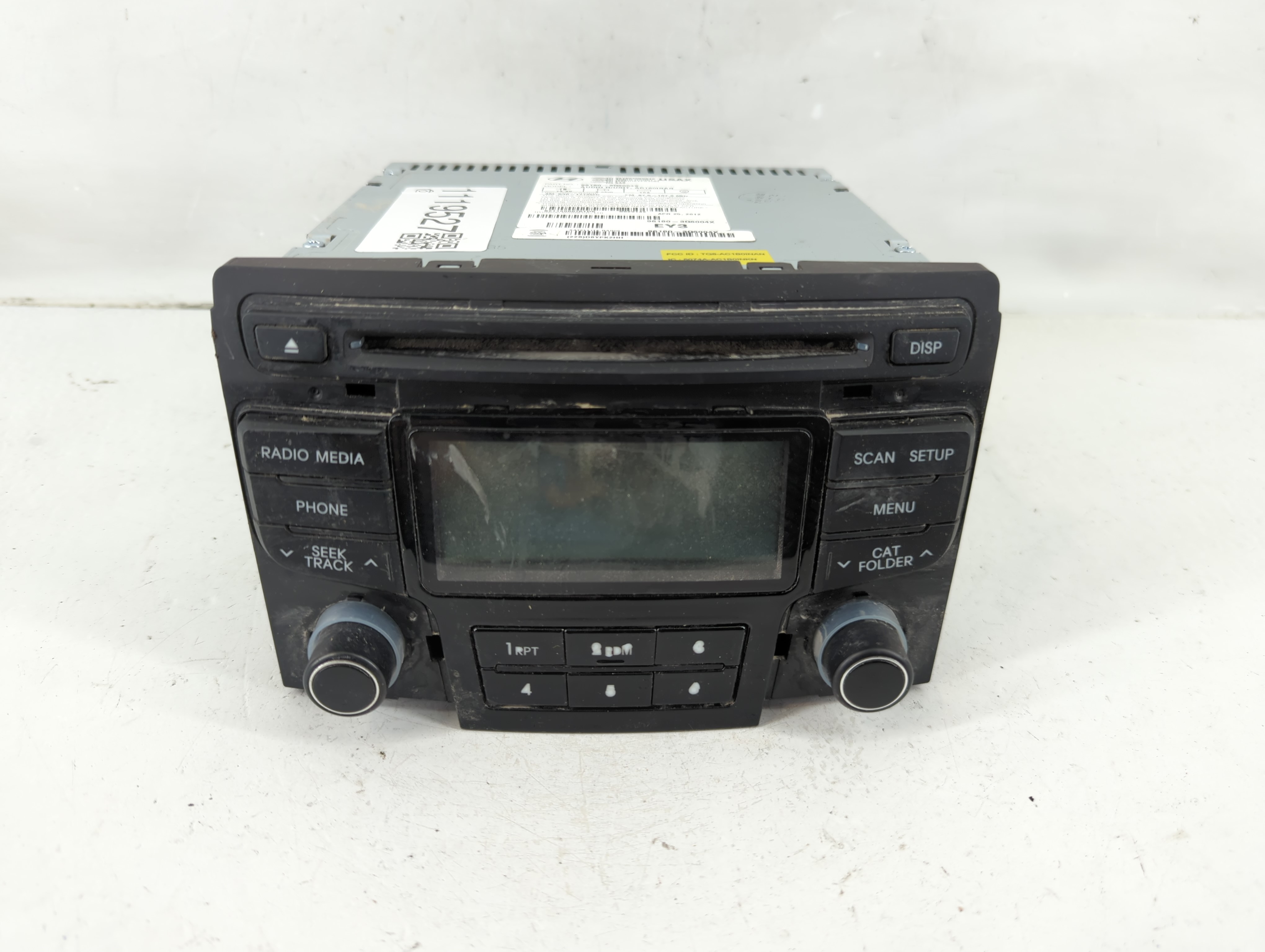 2012-2015 Hyundai Sonata Am Fm Cd Player Radio Receiver 1119527 - Oemusedautoparts1.com