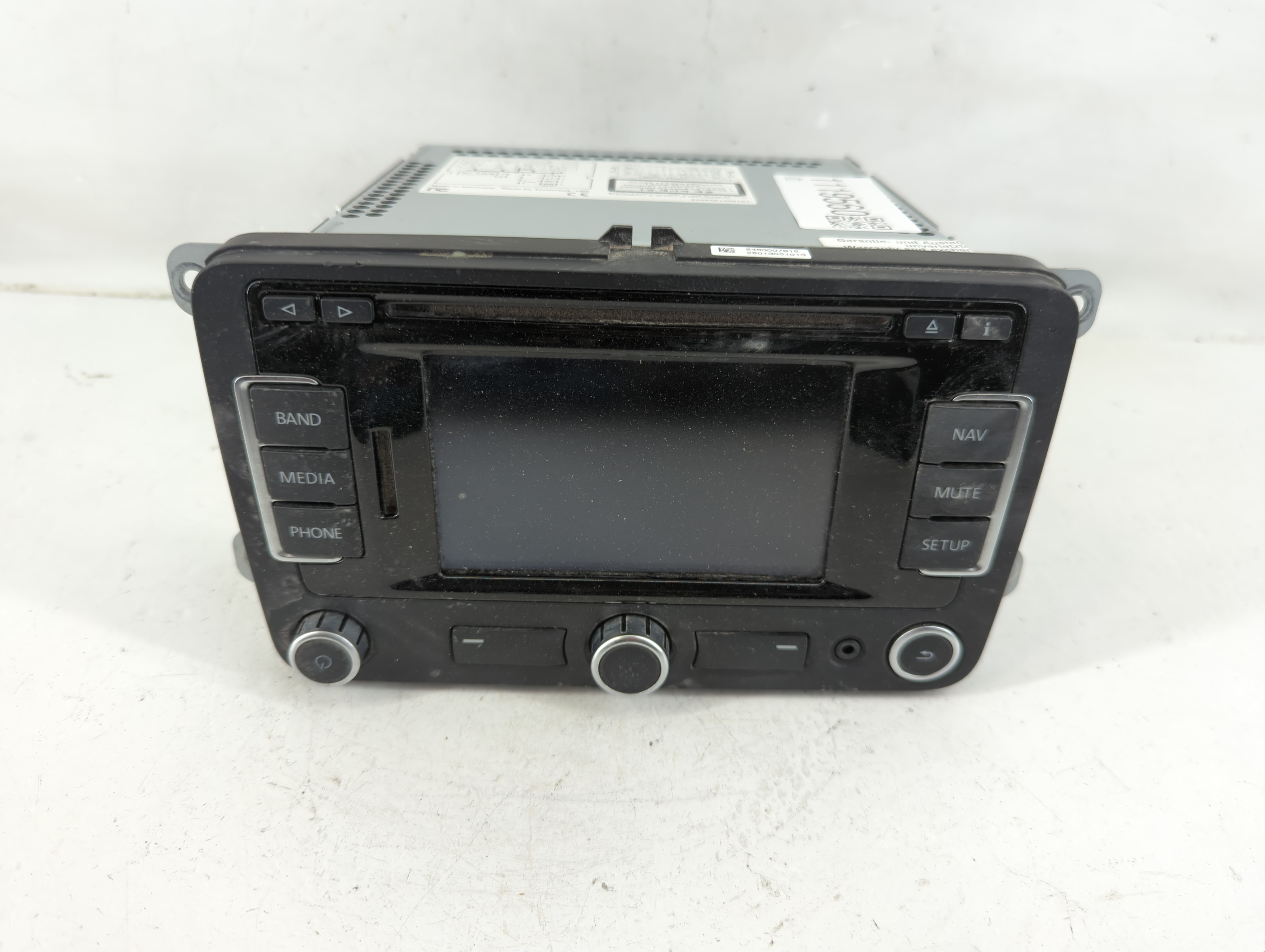 2009-2017 Volkswagen Tiguan Am Fm Cd Player Radio Receiver 1119560 - Oemusedautoparts1.com