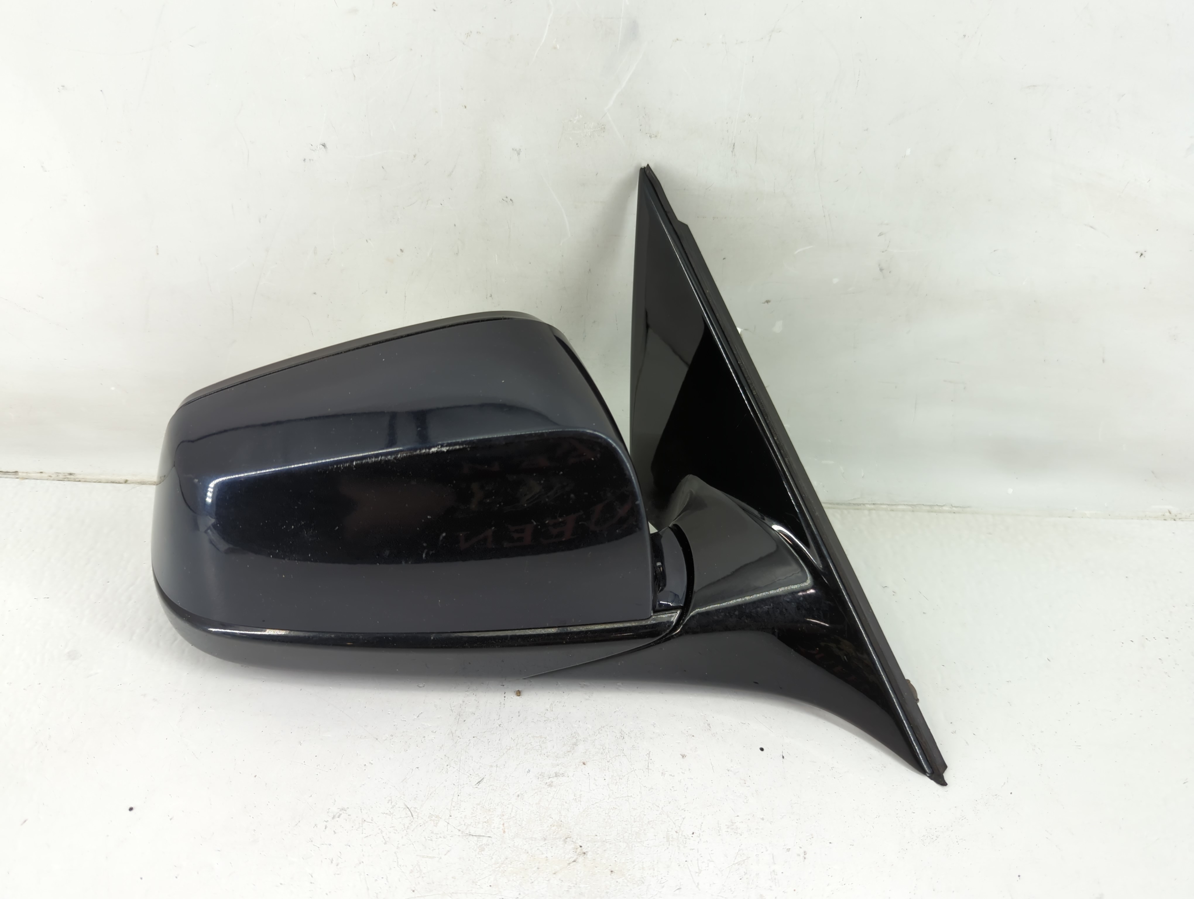 2012-2013 Bmw 550i Passenger Right Side View Power Door Mirror Dark Blue 1120089 - Oemusedautoparts1.com