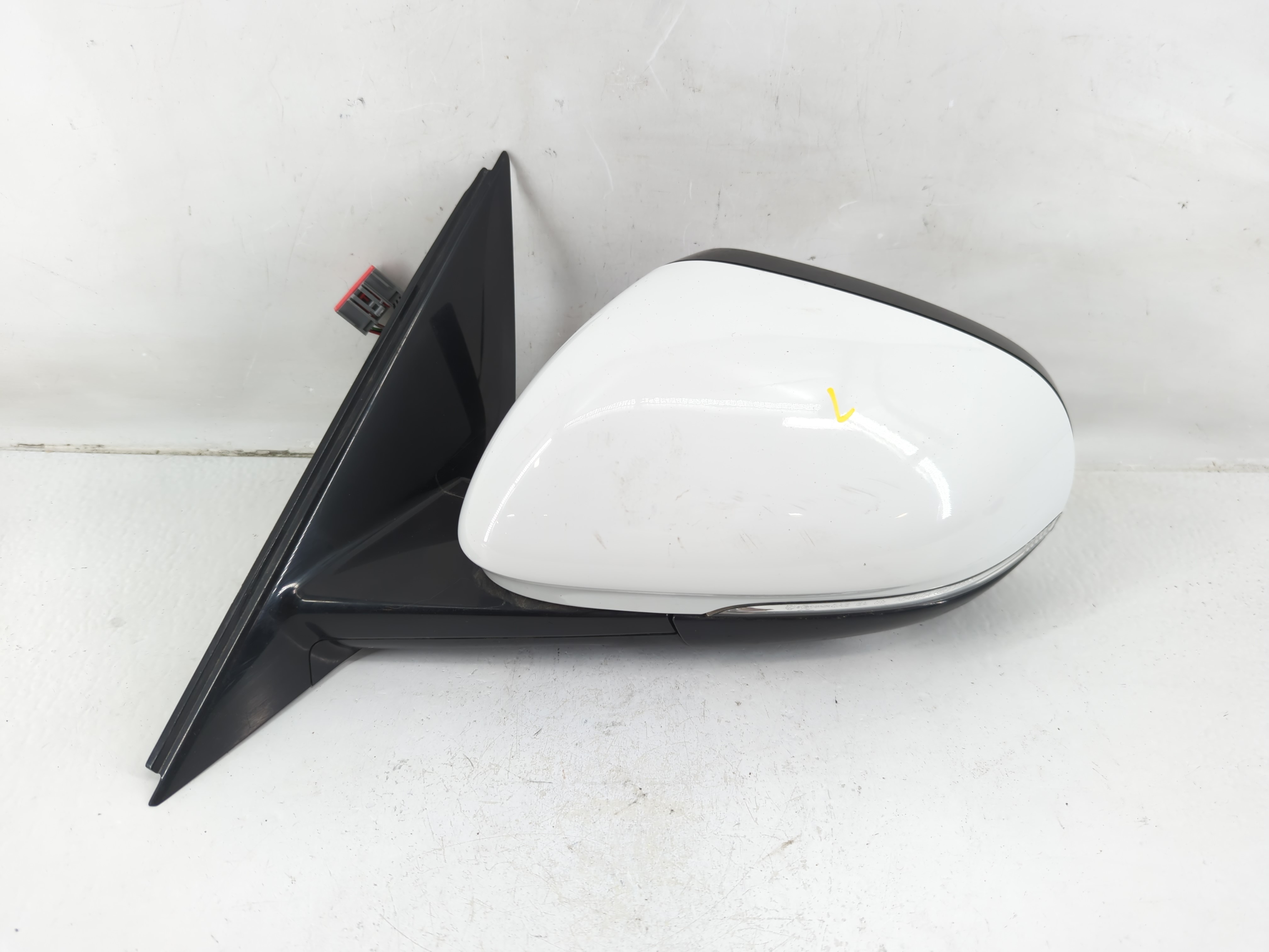 Picture of 2017-2019 Jaguar Xe Driver Left Side View Power Door Mirror White 1120177