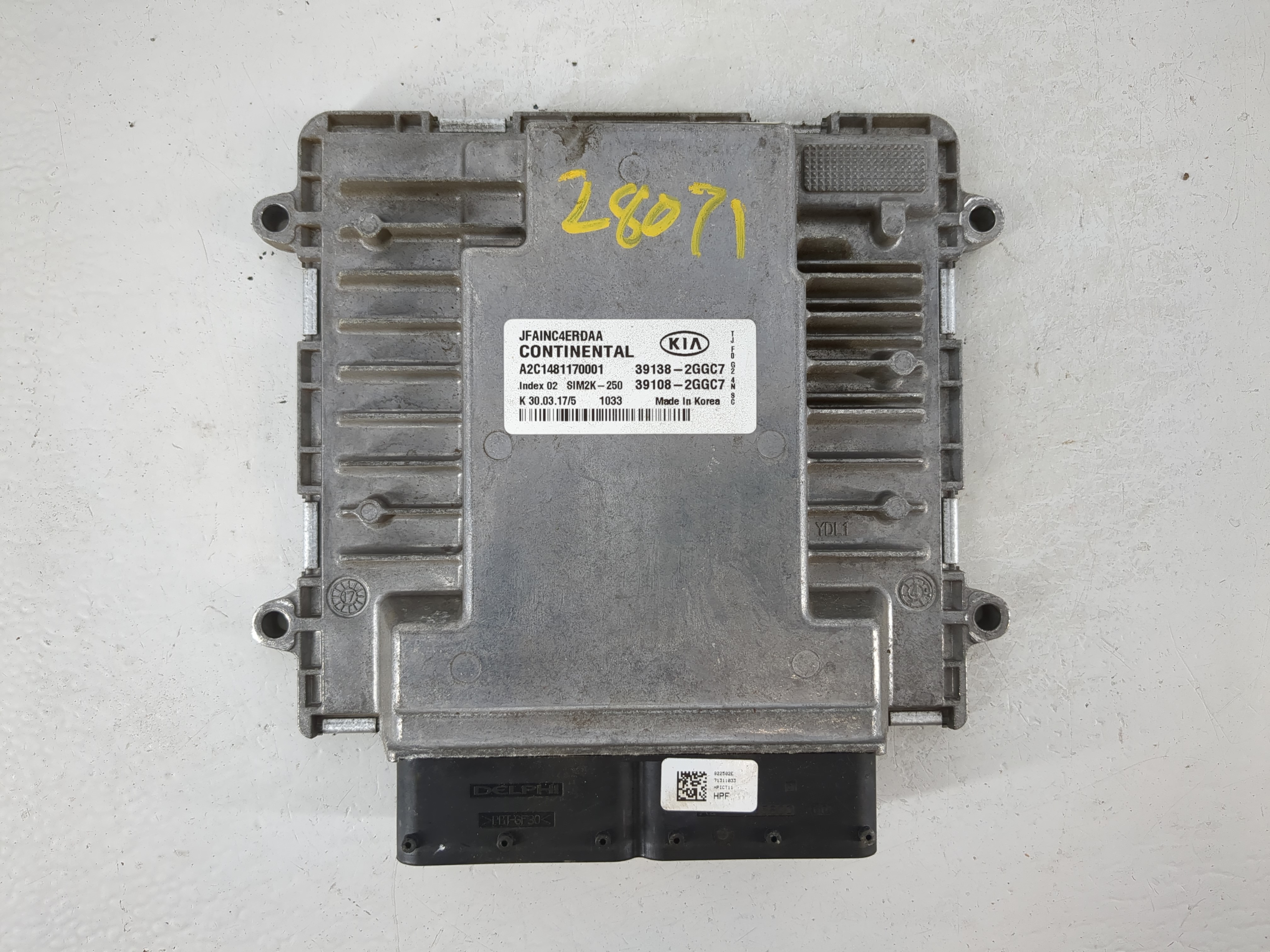 Picture of 2016-2018 Kia Optima Engine Control Computer Ecu Pcm Ecm Pcu Oem 1123253