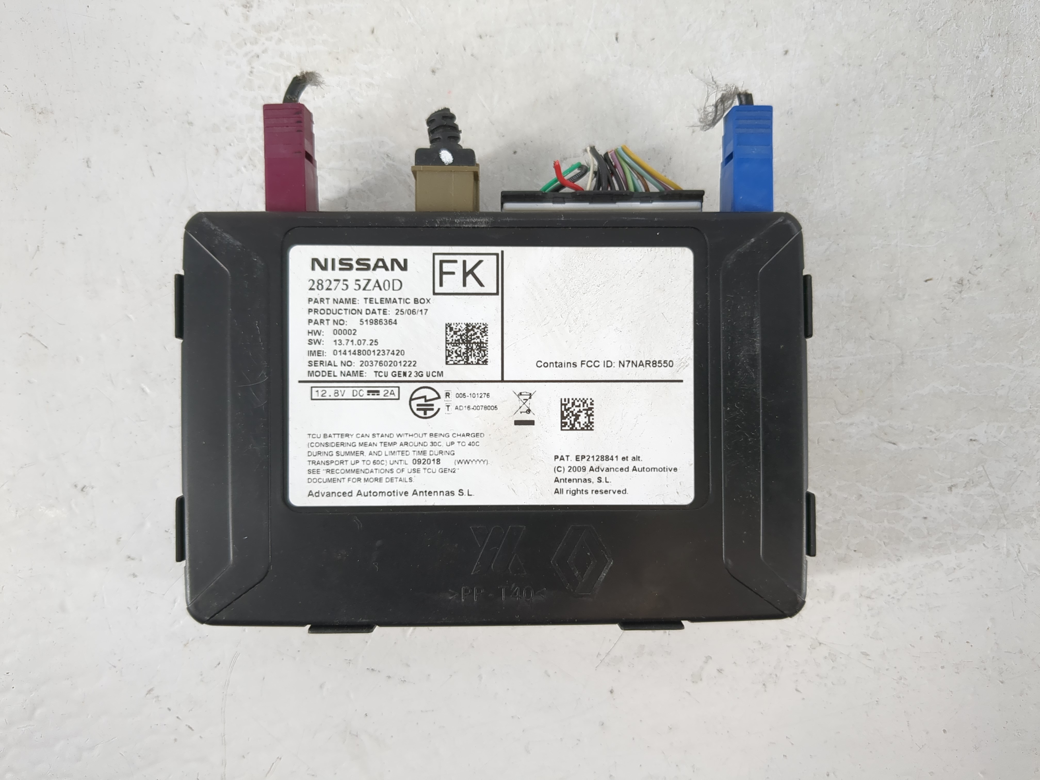 Picture of 2016-2018 Infiniti Q50 Telematics Control Module 28275 5za0d 1123277