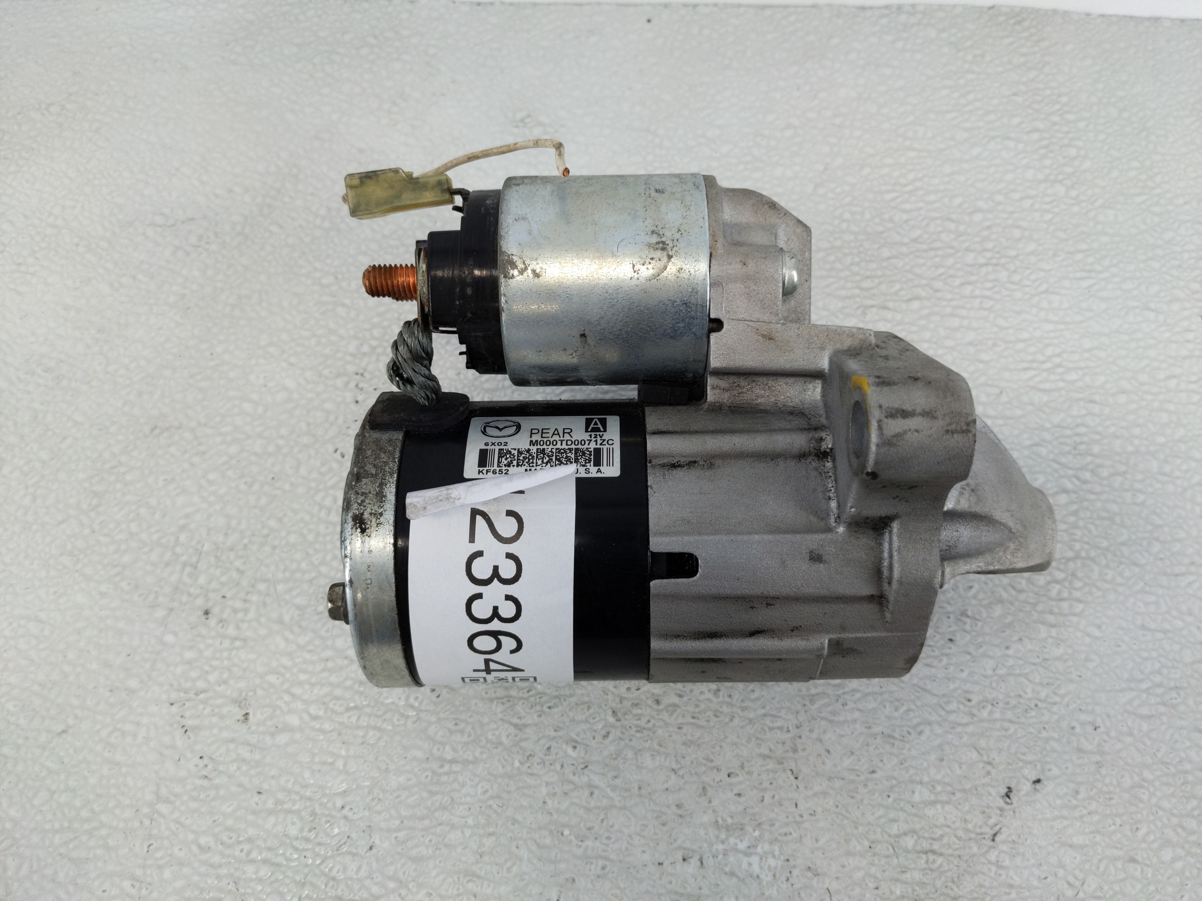 2012-2022 Mazda 3 Car Starter Motor Solenoid Oem 1123364 - Oemusedautoparts1.com