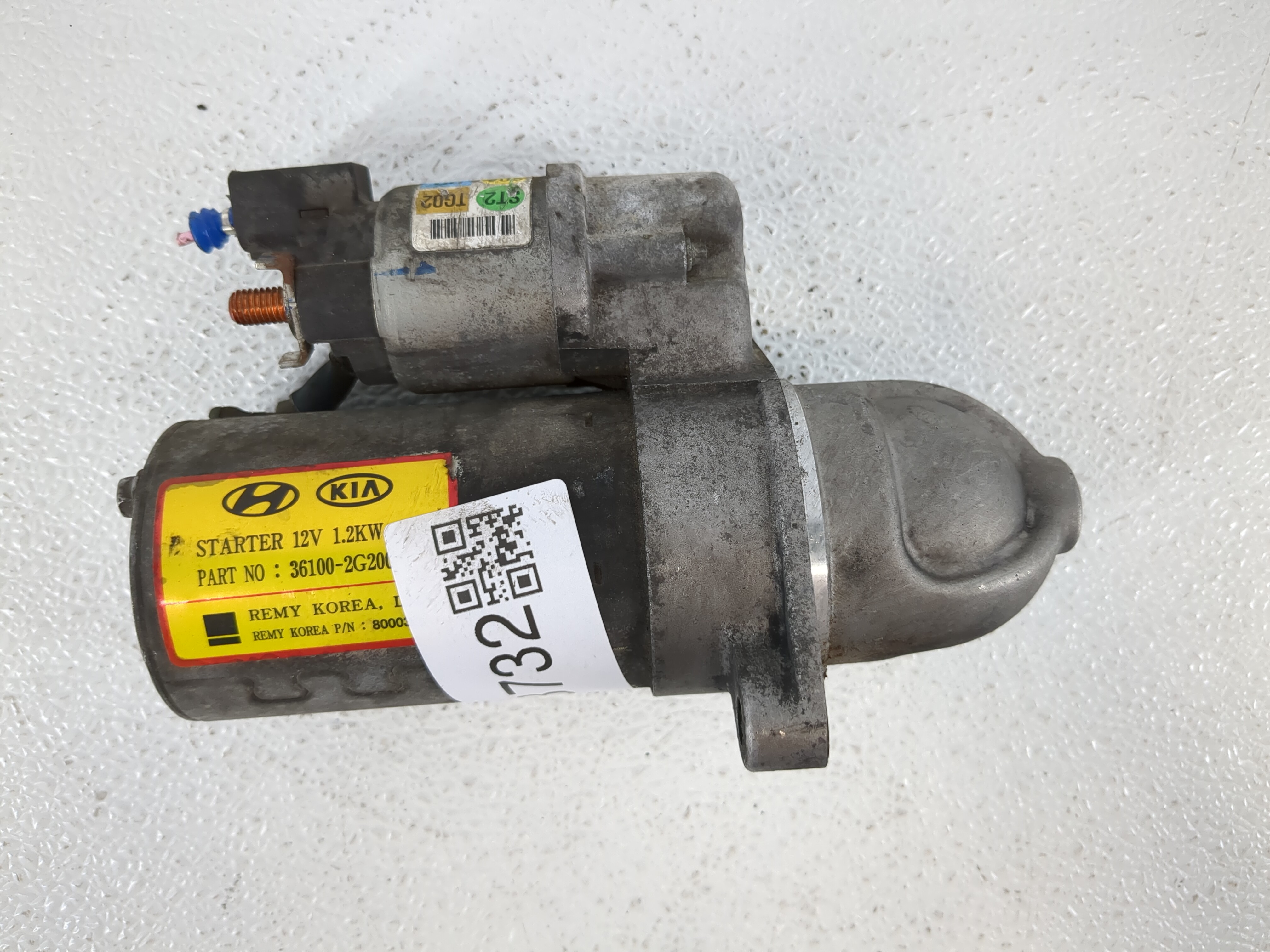 2012 Hyundai Tucson Car Starter Motor Solenoid Oem 1123732 - Oemusedautoparts1.com