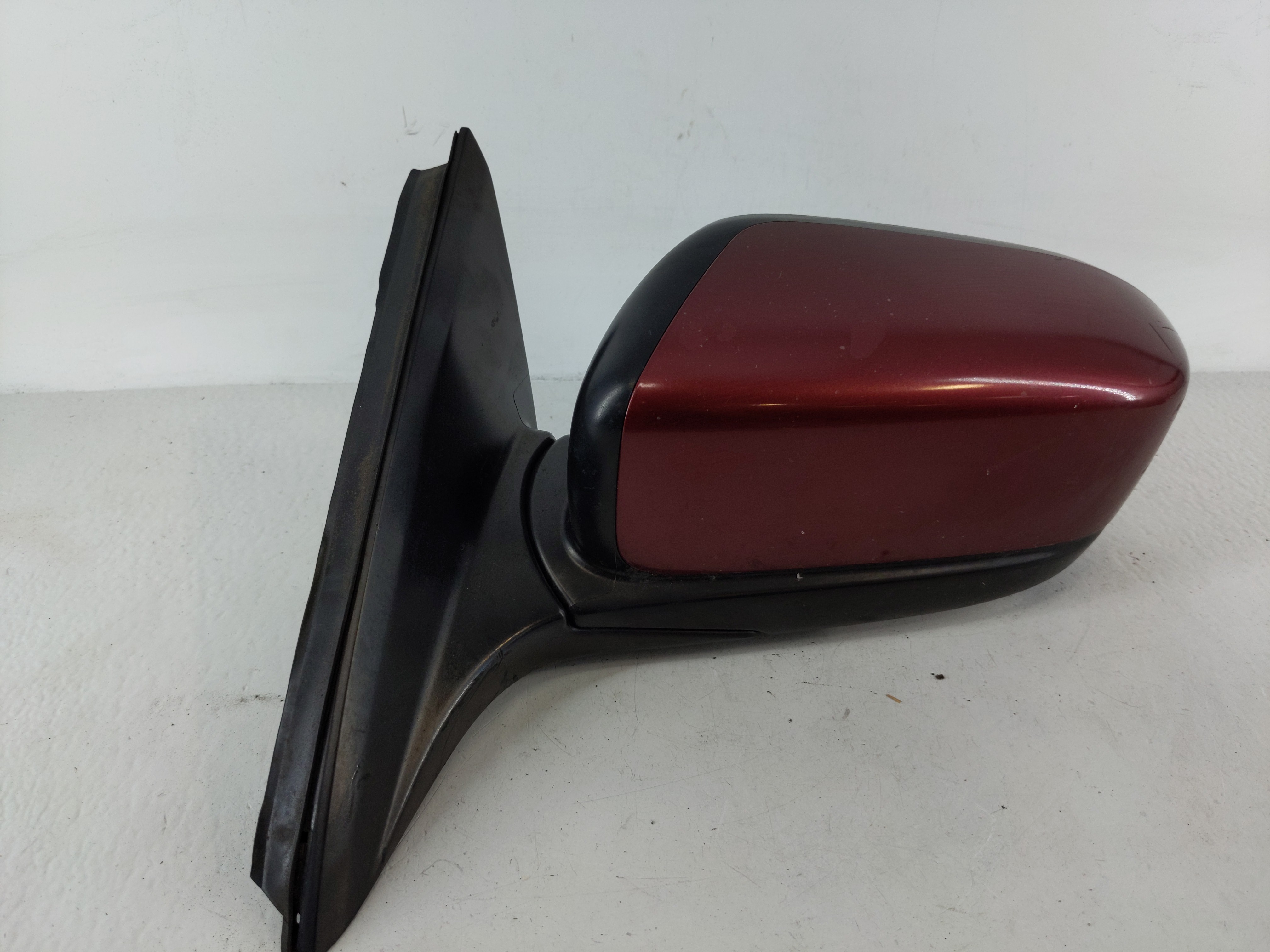 2003-2007 Honda Accord Driver Left Side View Power Door Mirror Red 1124000 - Oemusedautoparts1.com