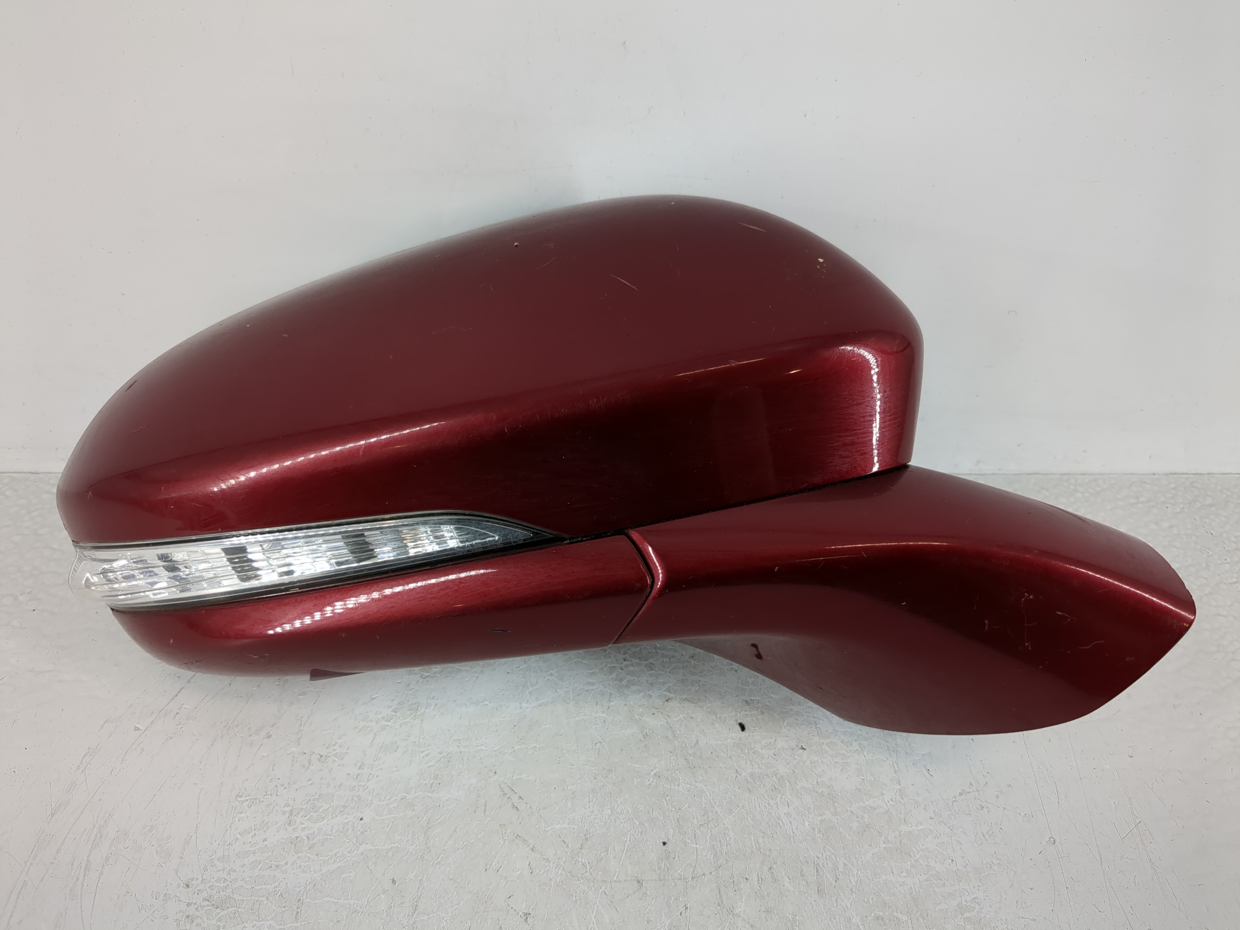 Picture of 2013-2014 Ford Fusion Passenger Right Side View Power Door Mirror Red 1124196
