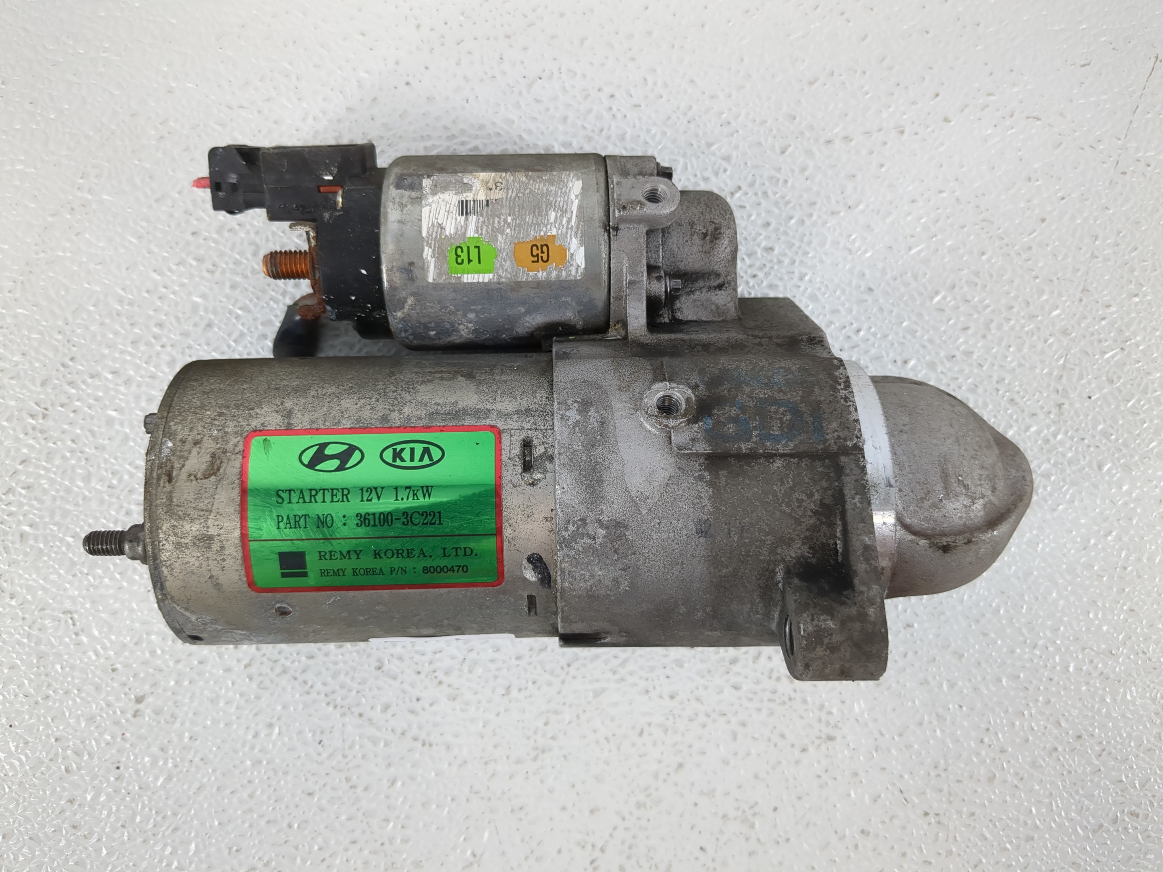 2014-2015 Kia Cadenza Car Starter Motor Solenoid Oem 1124373 - Oemusedautoparts1.com