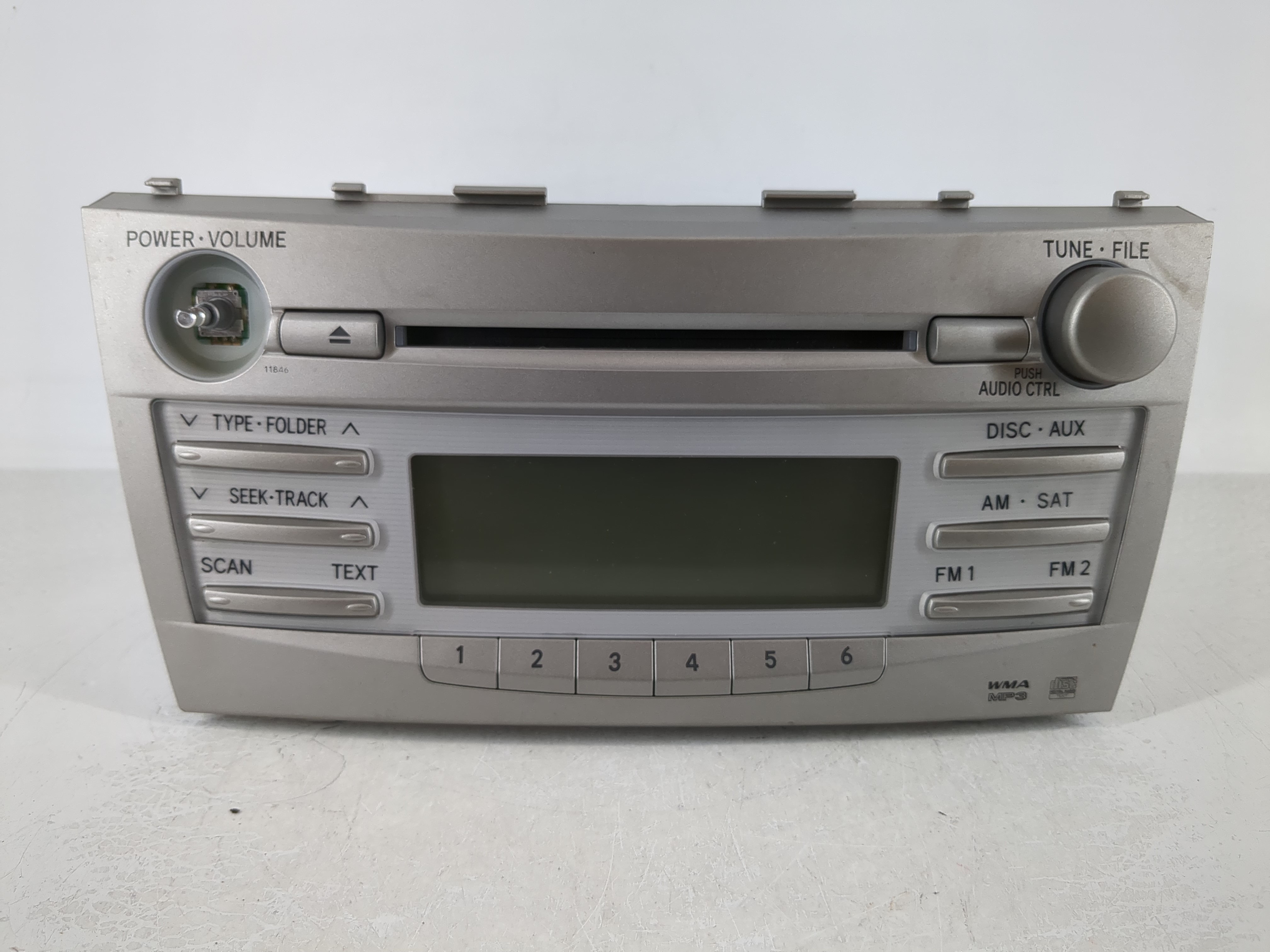 2010-2011 Toyota Camry Am Fm Cd Player Radio Receiver 1125699 - Oemusedautoparts1.com