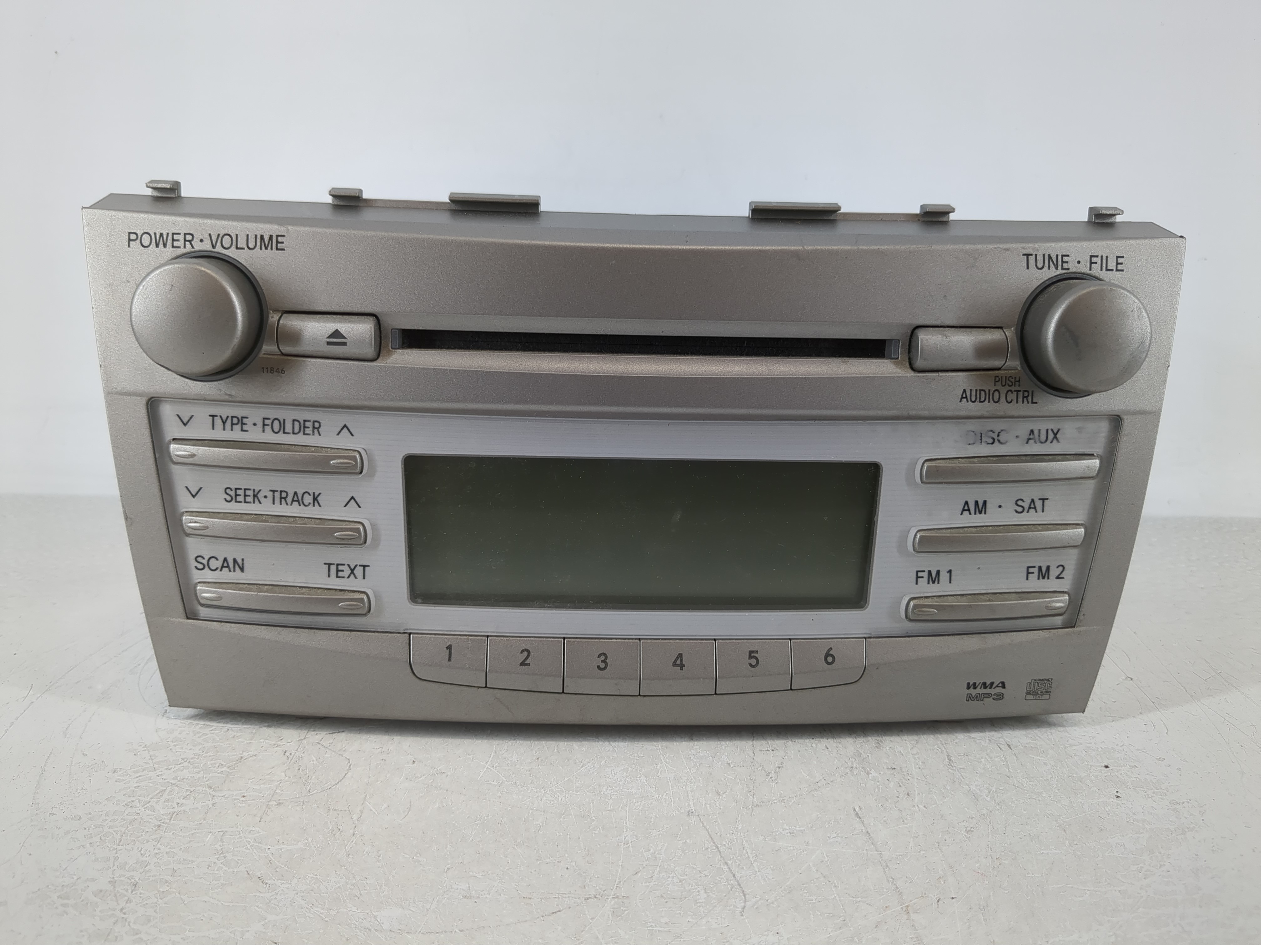 2007-2009 Toyota Camry Am Fm Cd Player Radio Receiver 1125746 - Oemusedautoparts1.com