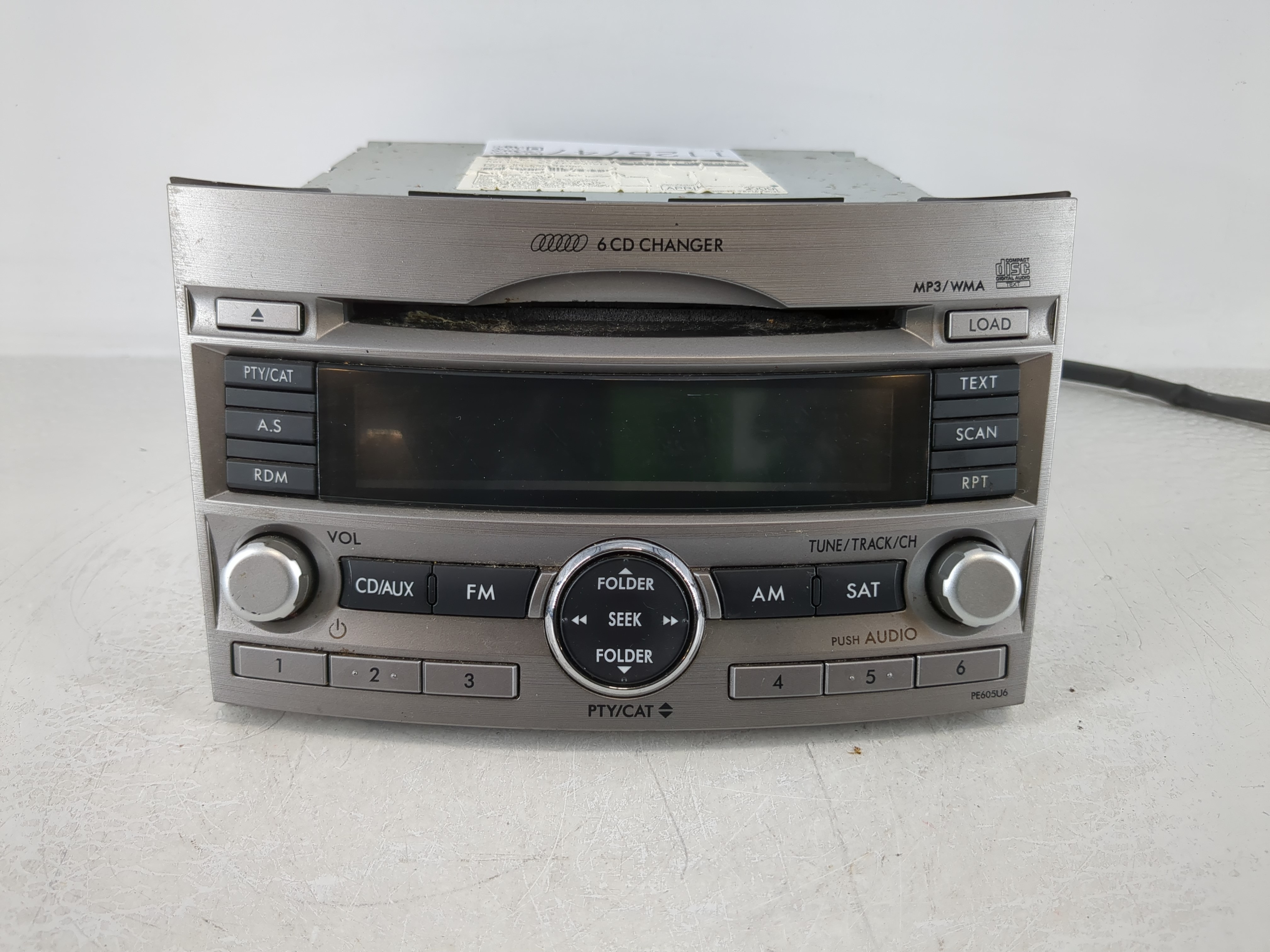 Picture of 2010-2012 Subaru Legacy Am Fm Cd Player Radio Receiver 1125747