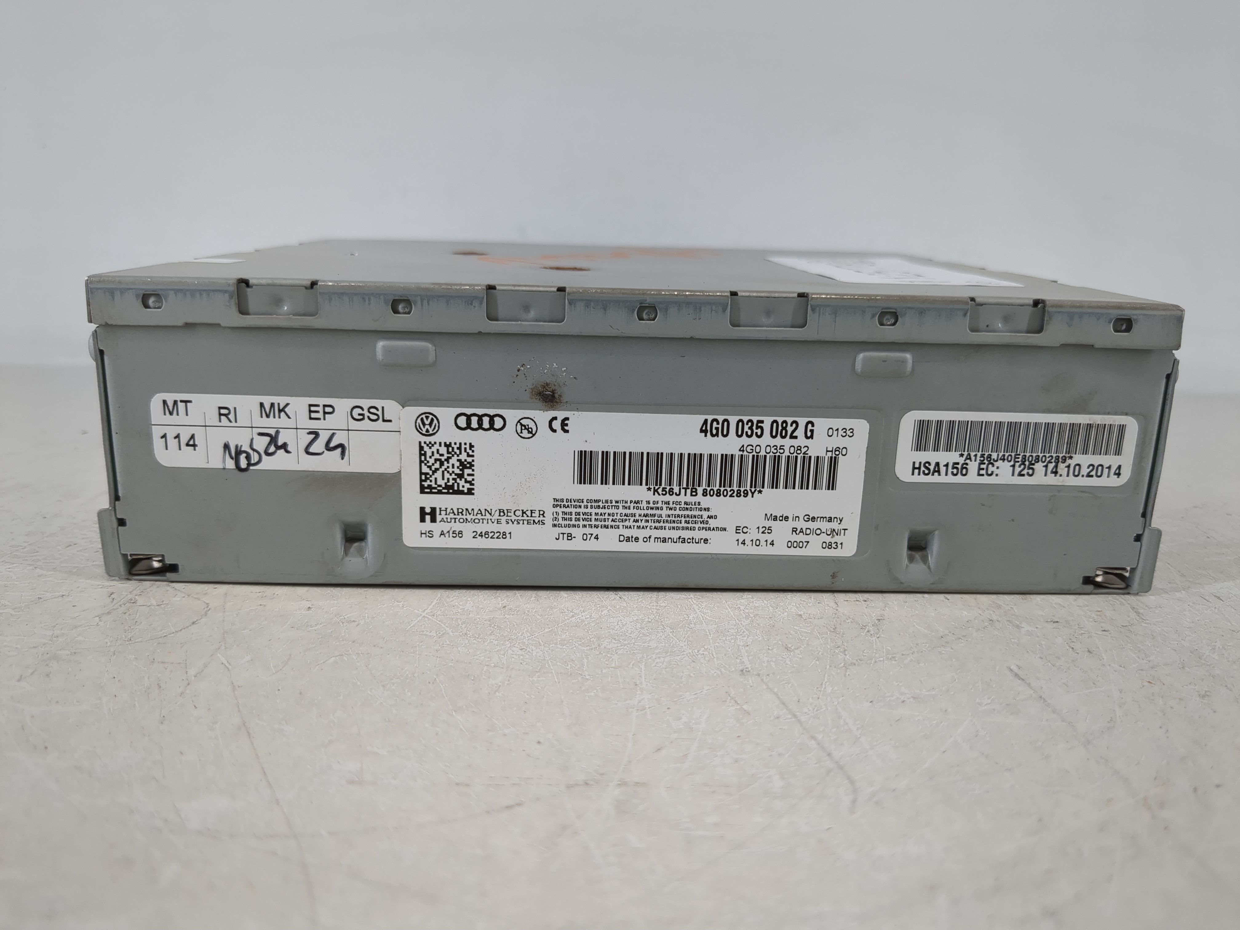 Picture of 2010-2015 Audi A6 Am Fm Cd Player Radio Receiver 1125778
