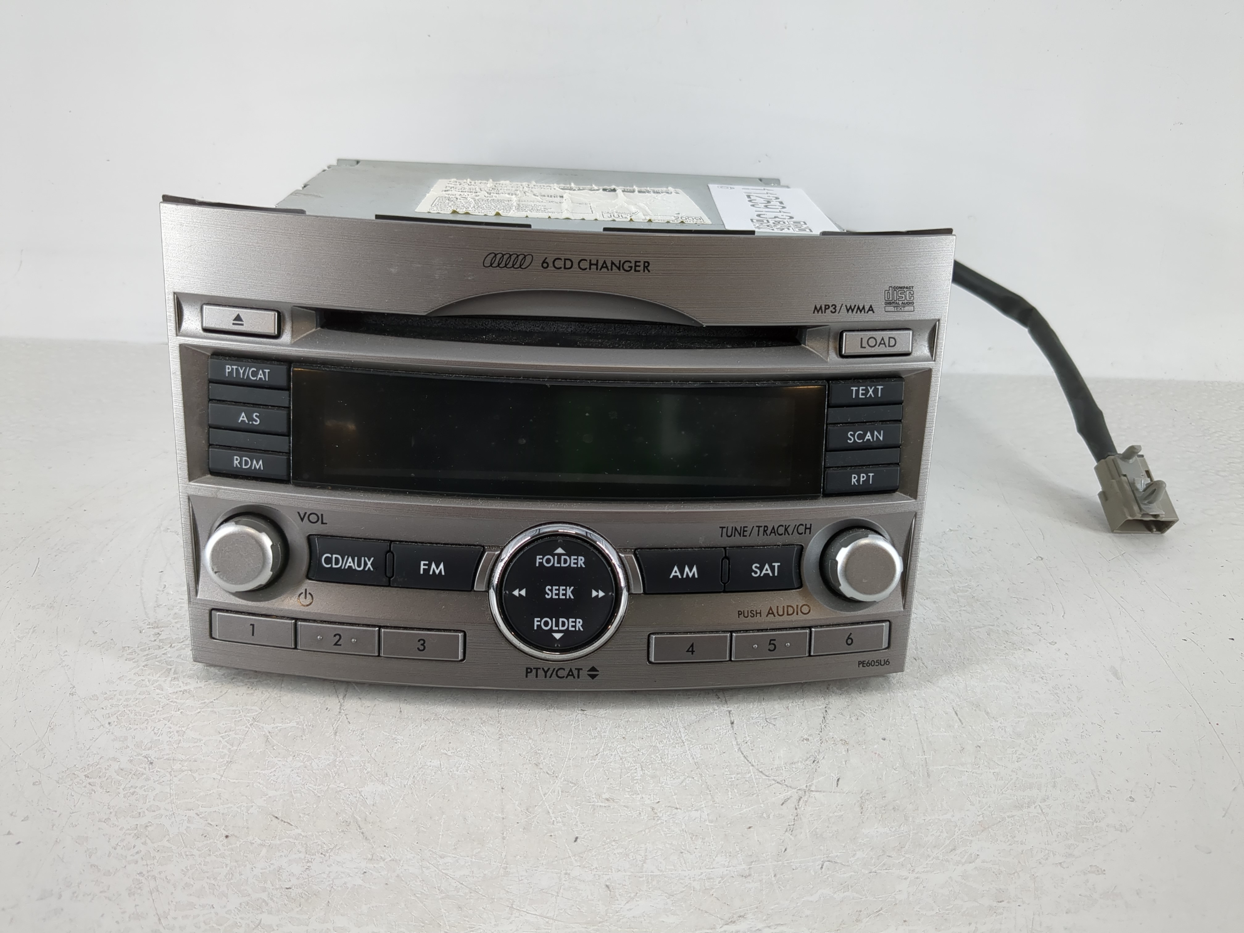 Picture of 2010-2012 Subaru Legacy Am Fm Cd Player Radio Receiver 1125913