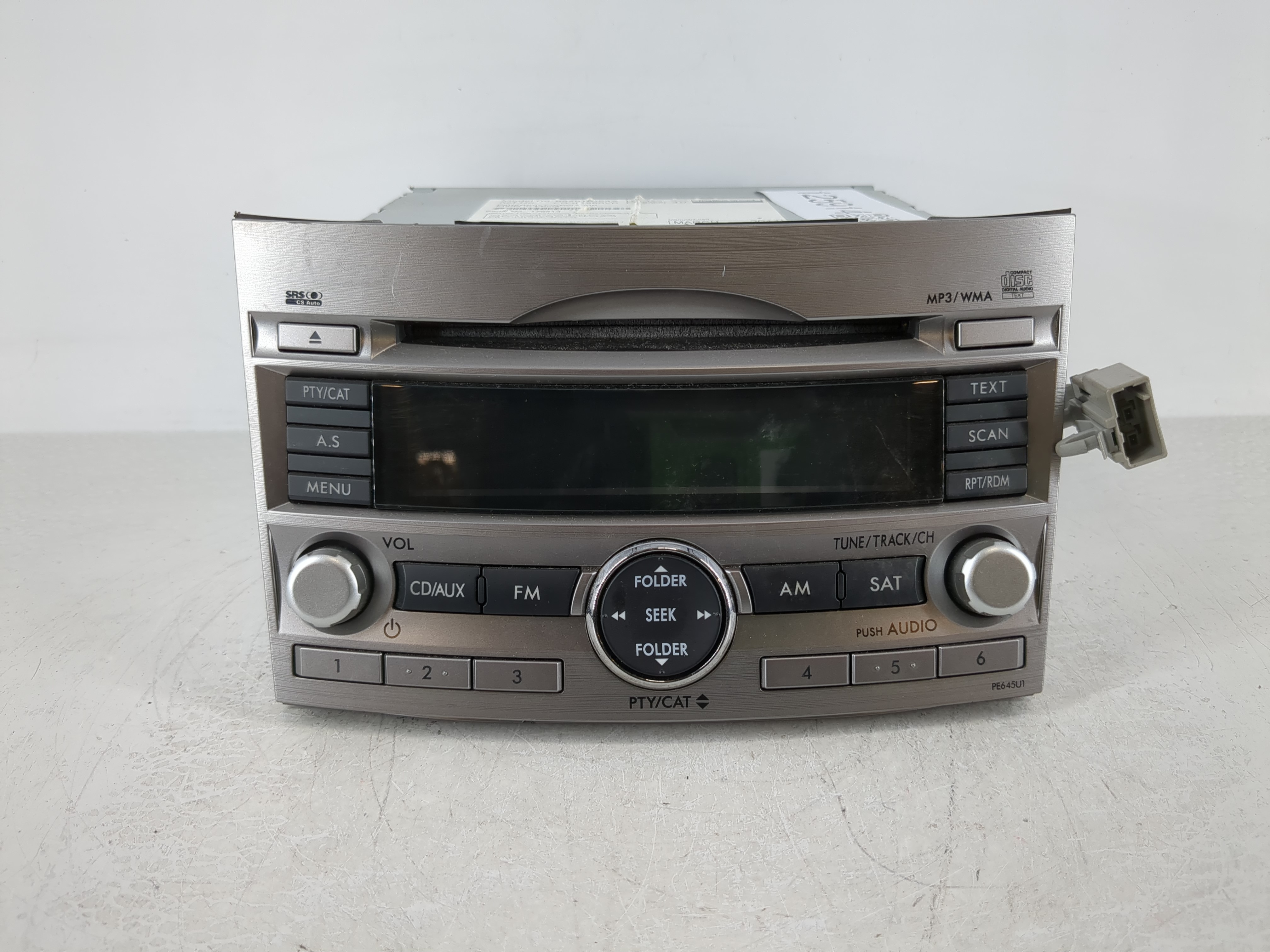Picture of 2010-2012 Subaru Legacy Am Fm Cd Player Radio Receiver 1125914