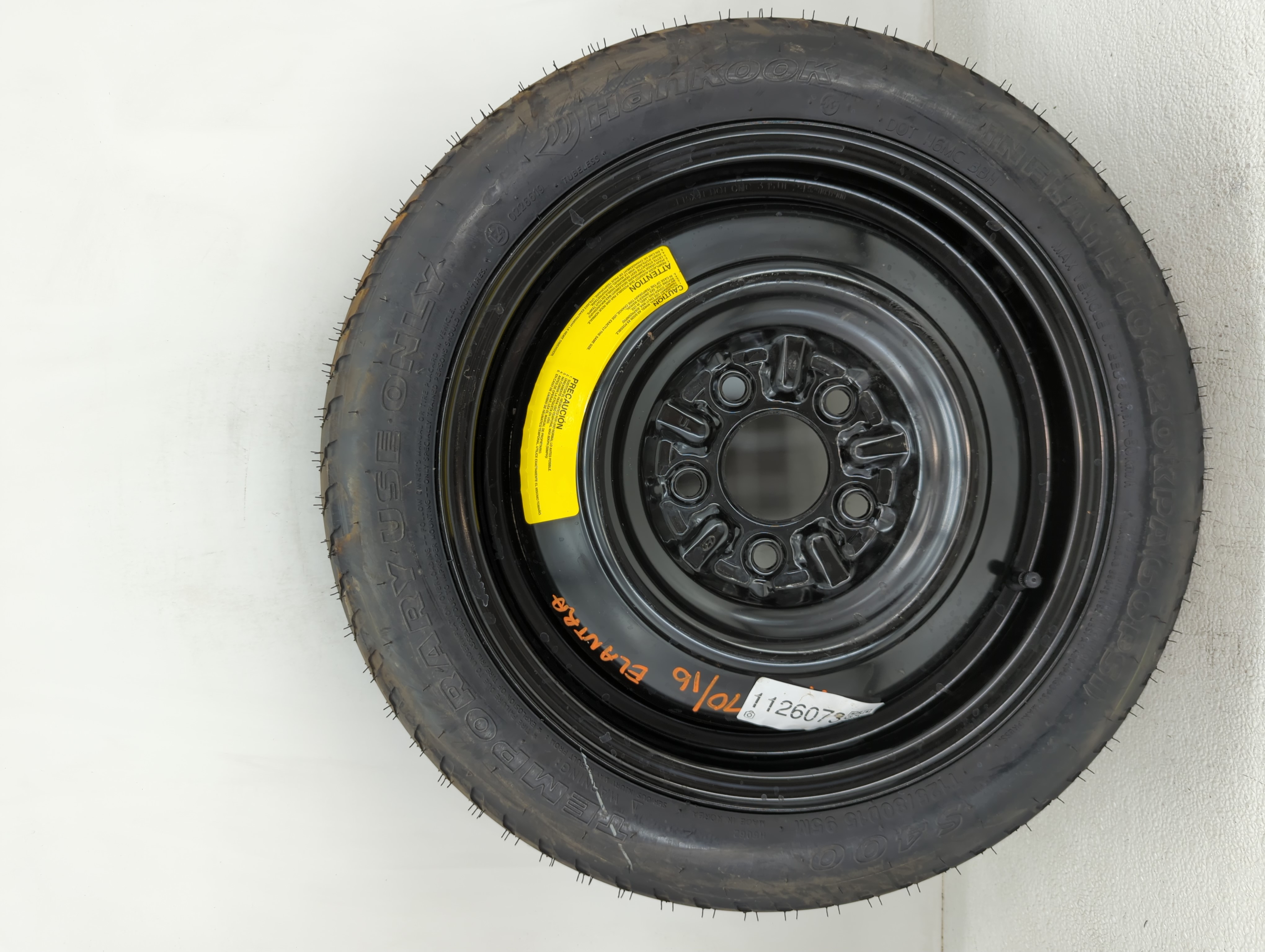 Picture of 2006-2017 Hyundai Sonata Spare Donut Tire Wheel Rim Oem 1126073