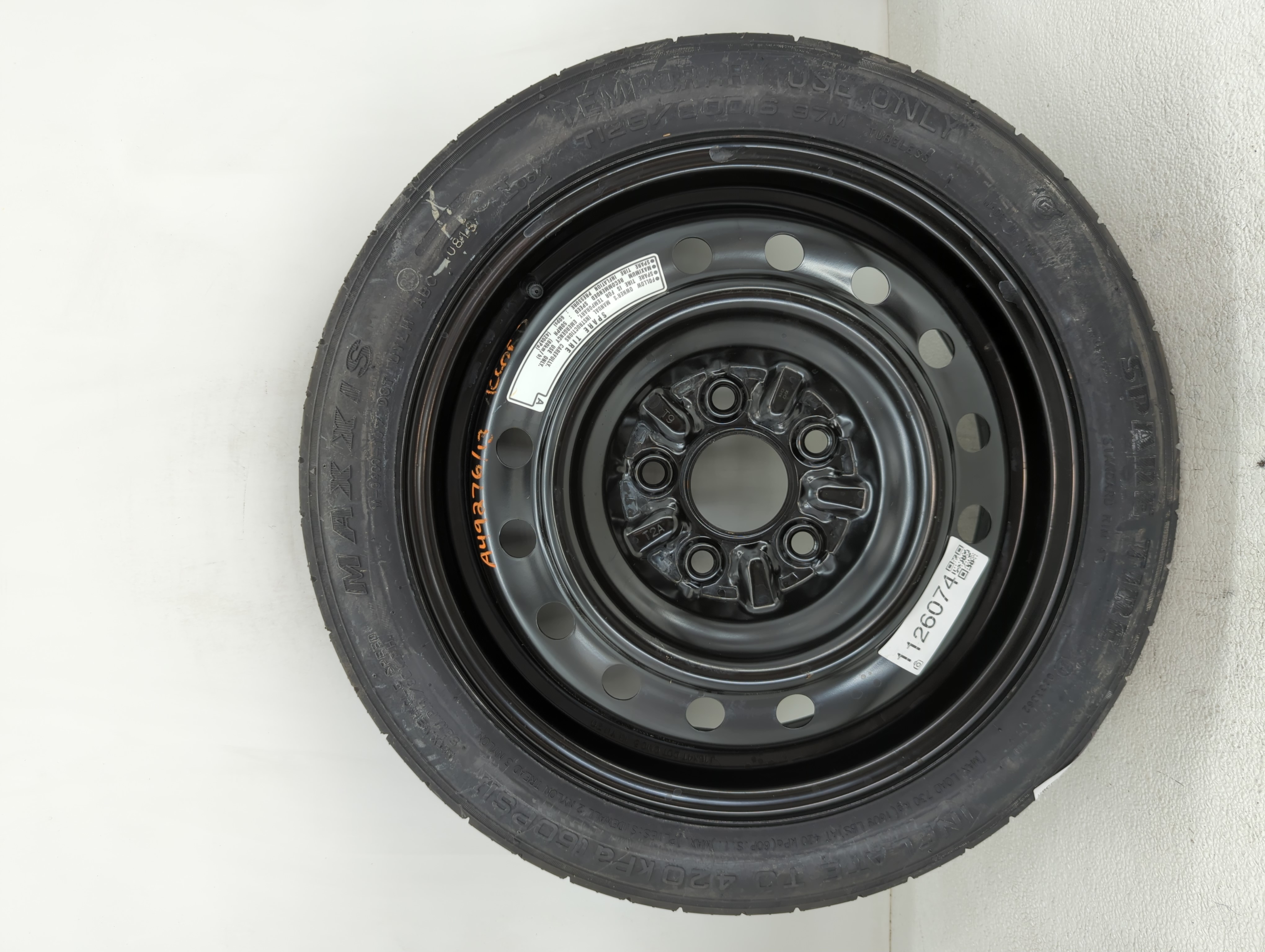 Picture of 2013-2015 Honda Accord Spare Donut Tire Wheel Rim Oem 1126074