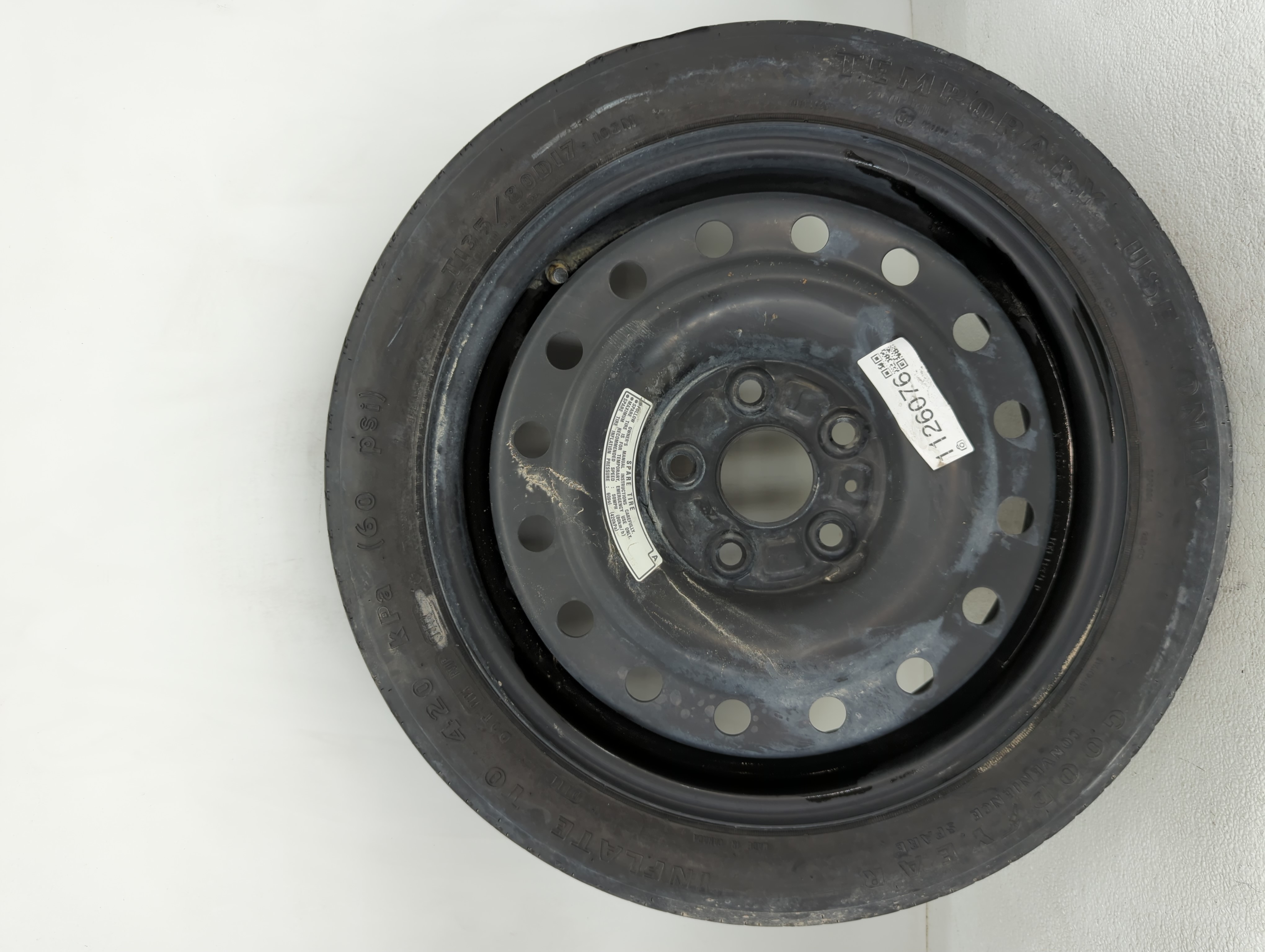 Honda Odyssey Spare Donut Tire Wheel Rim Oem 1126076 - Oemusedautoparts1.com