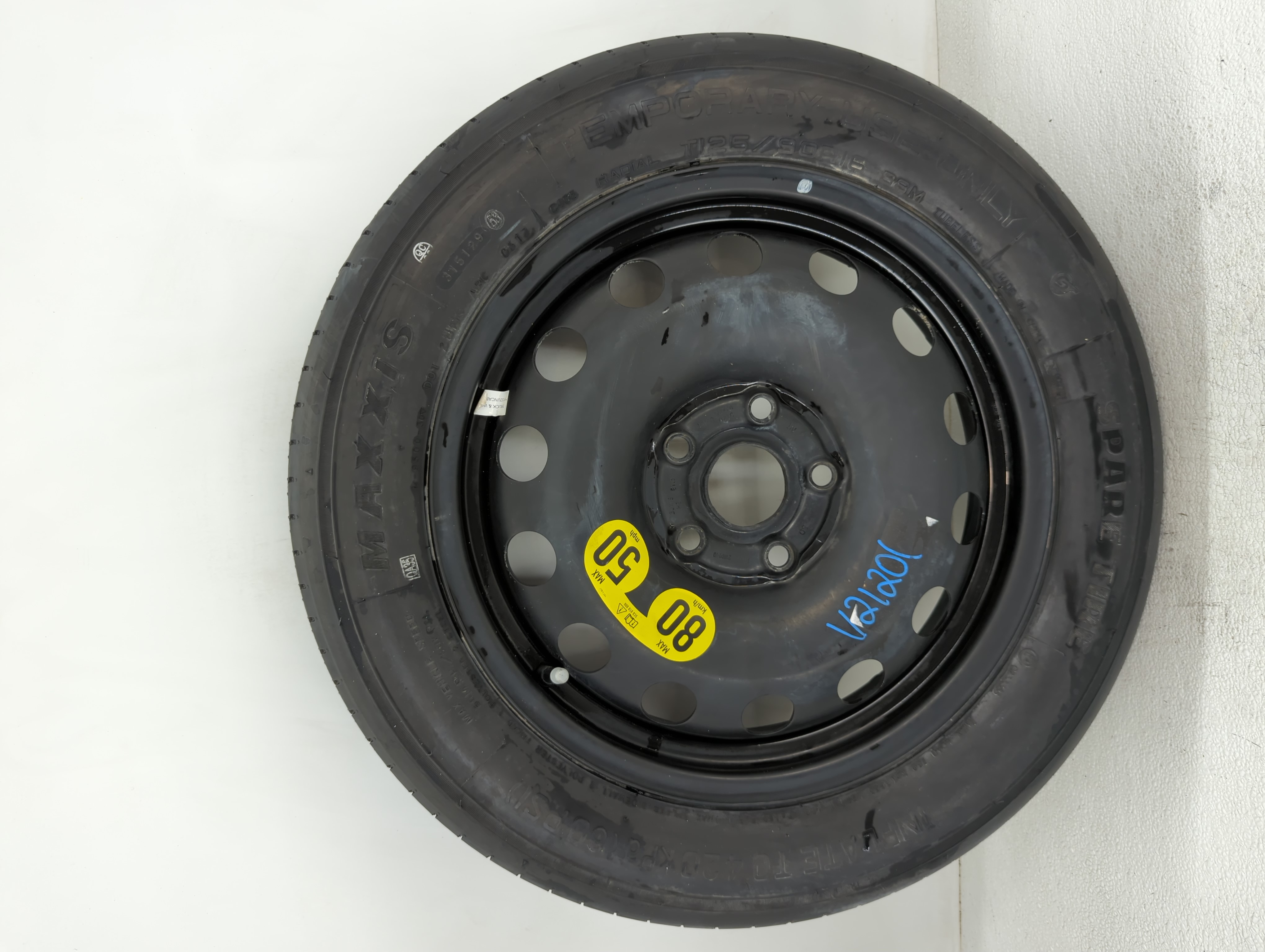 Picture of 2012-2018 Volkswagen Jetta Spare Donut Tire Wheel Rim Oem 1126078