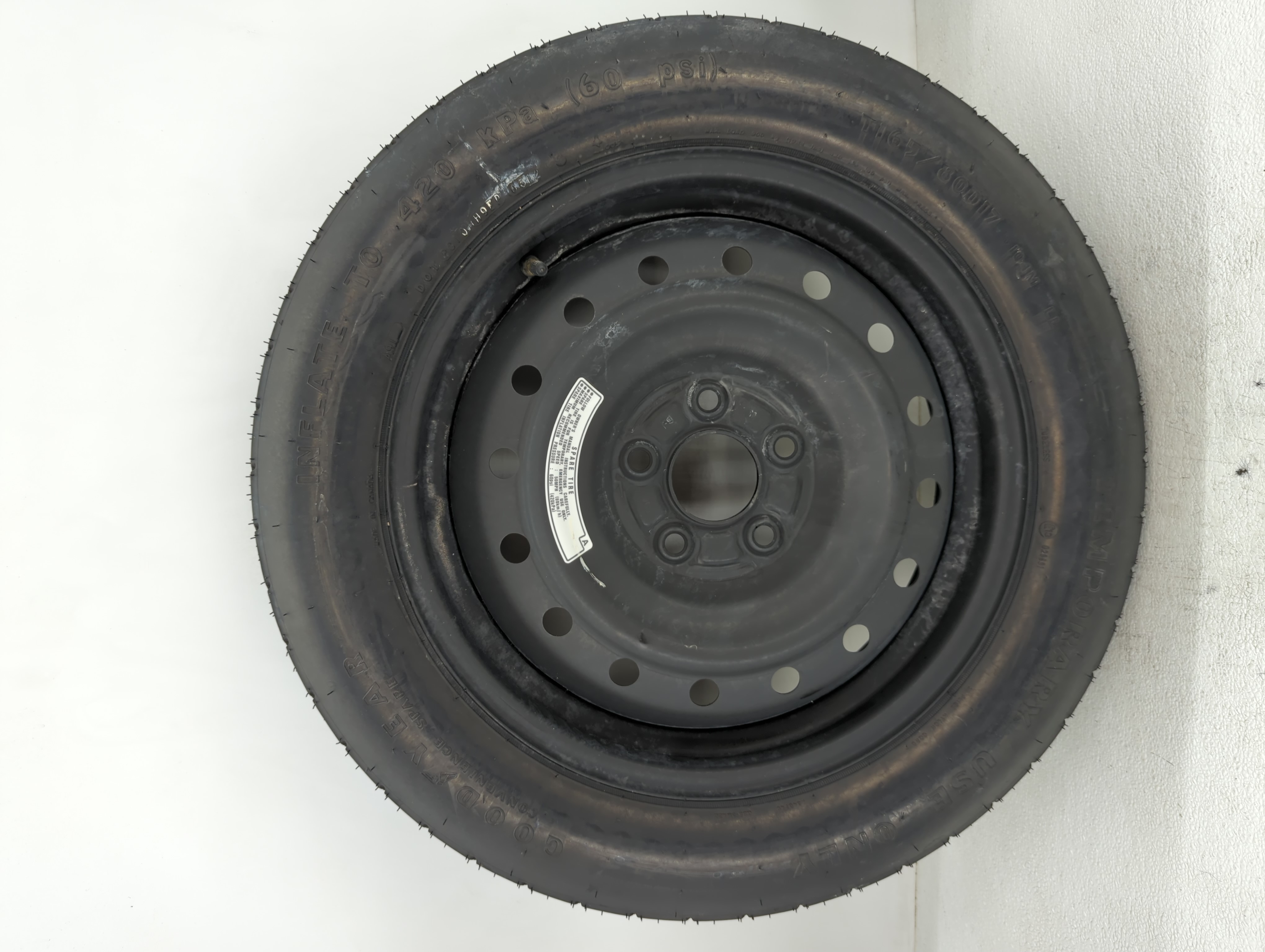 2012-2016 Honda Cr-v Spare Donut Tire Wheel Rim Oem 1126087 - Oemusedautoparts1.com