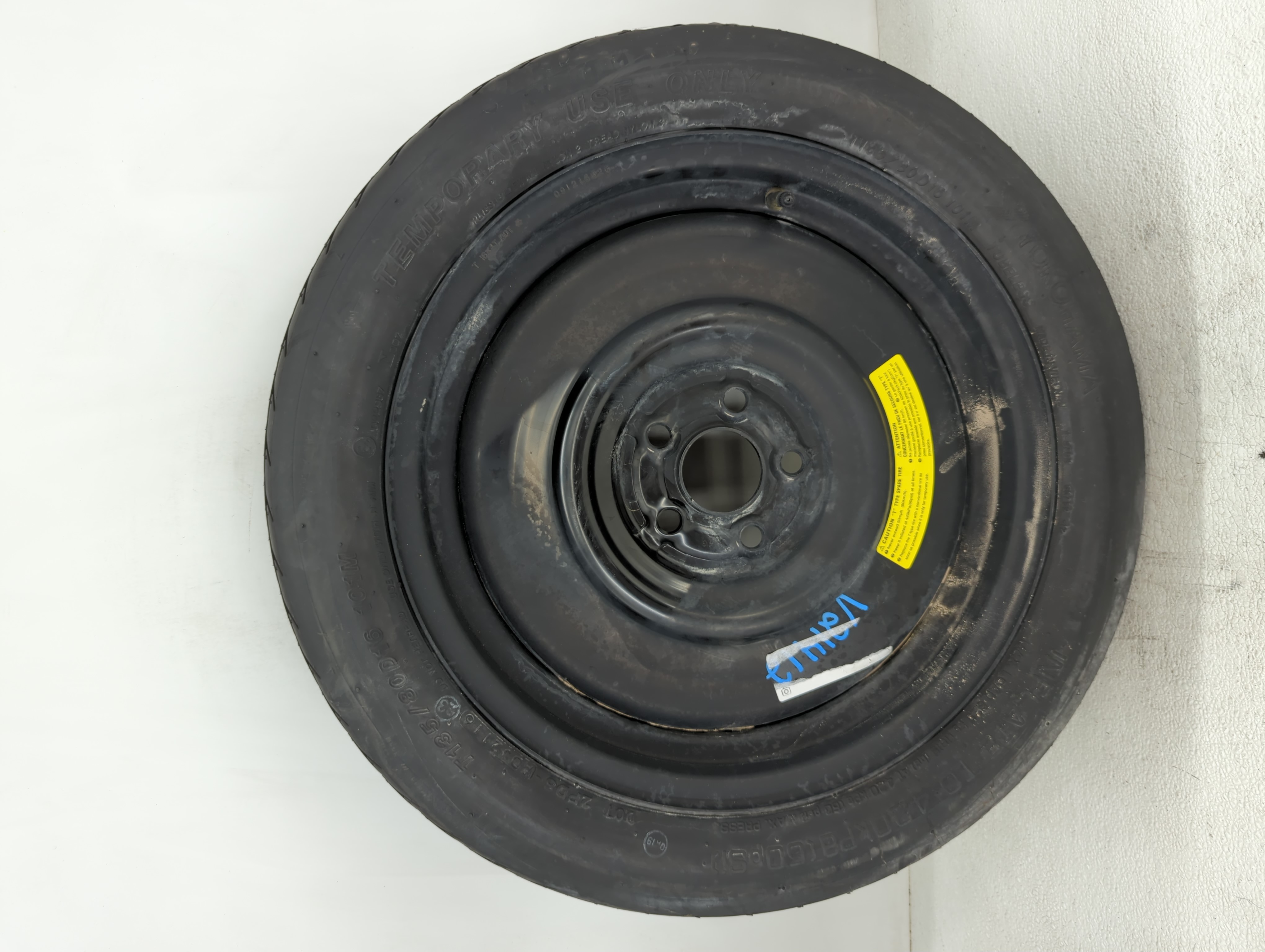 Picture of 2017-2020 Toyota 86 Spare Donut Tire Wheel Rim Oem 1126095