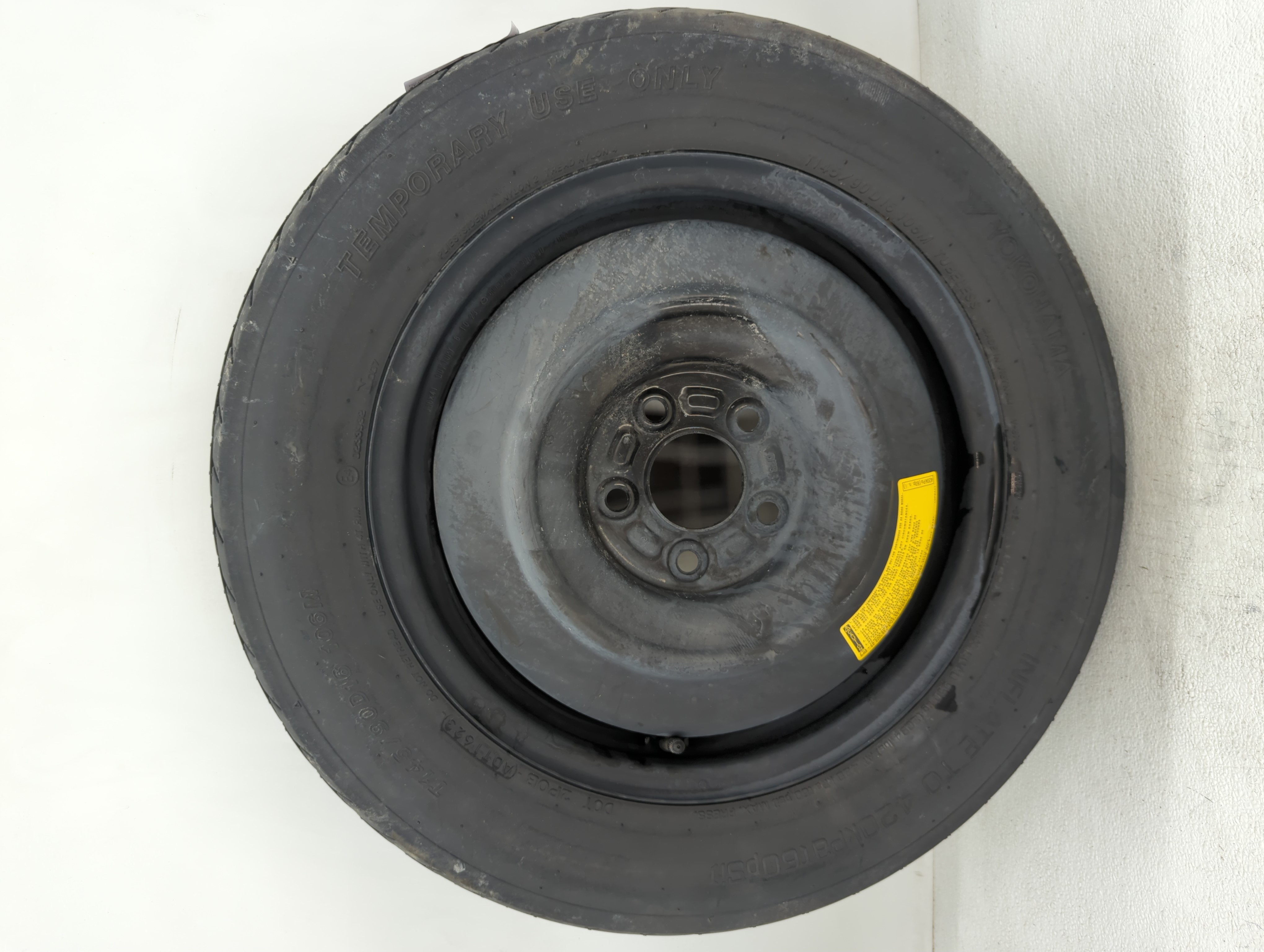 2024 Mazda Cx-5 Spare Donut Tire Wheel Rim Oem 1126102 - Oemusedautoparts1.com